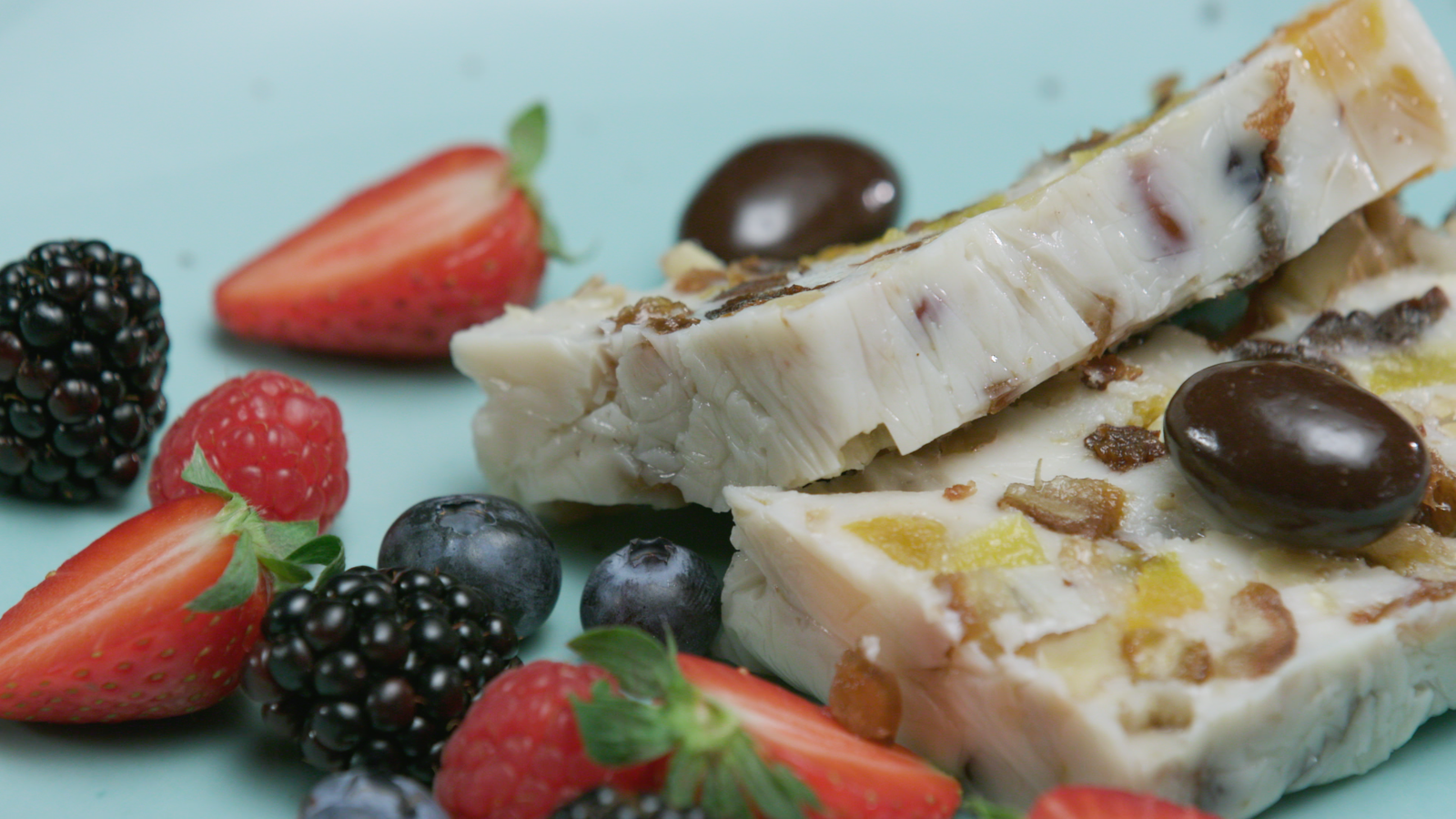 Marbrat d'orxata i fruites seques