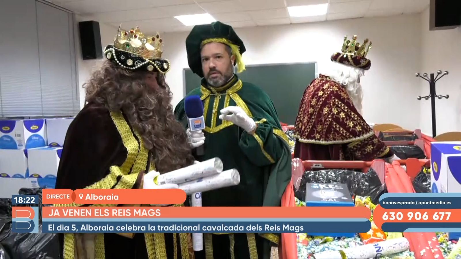 02.01.2023 | Els Reis Mags es preparen per a visitar Alboraia