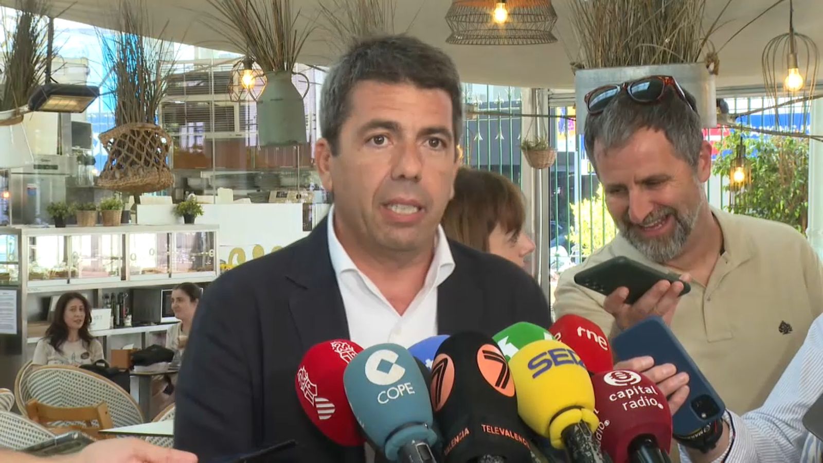 Carlos Mazón este dimecres a València