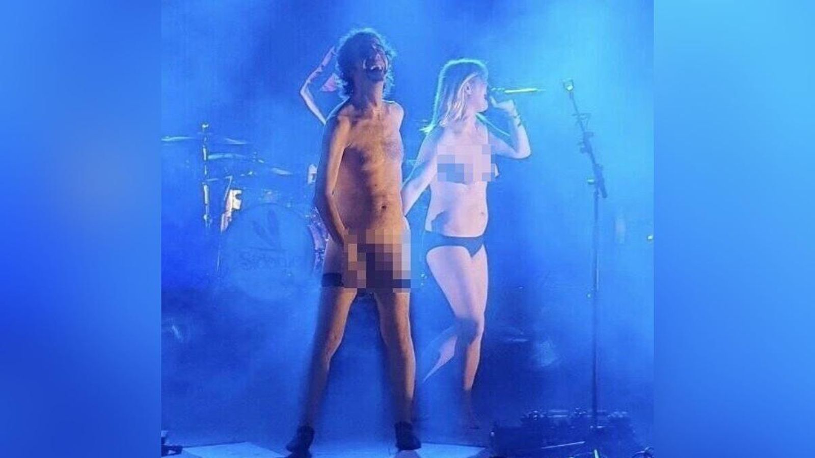 Marc Ros (Sidonie) i Rocío Sáiz en l'actuació a Elda