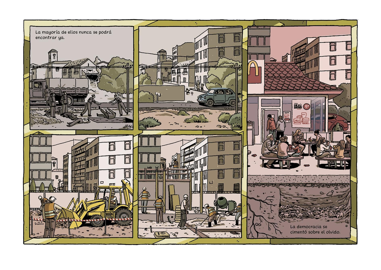 Una de les pàgines de 'El abismo del olvido'