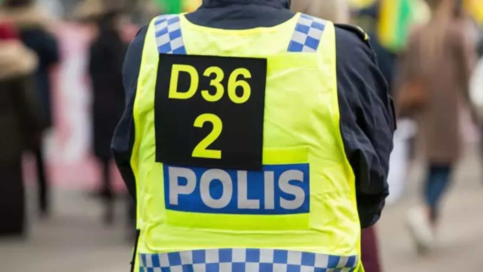 Un agent de la policia de Suècia, en una imatge d'arxiu