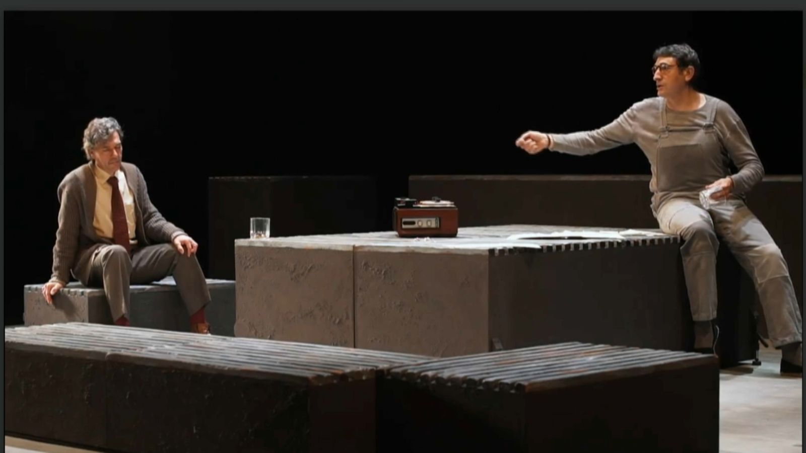 Un moment de l'actuació