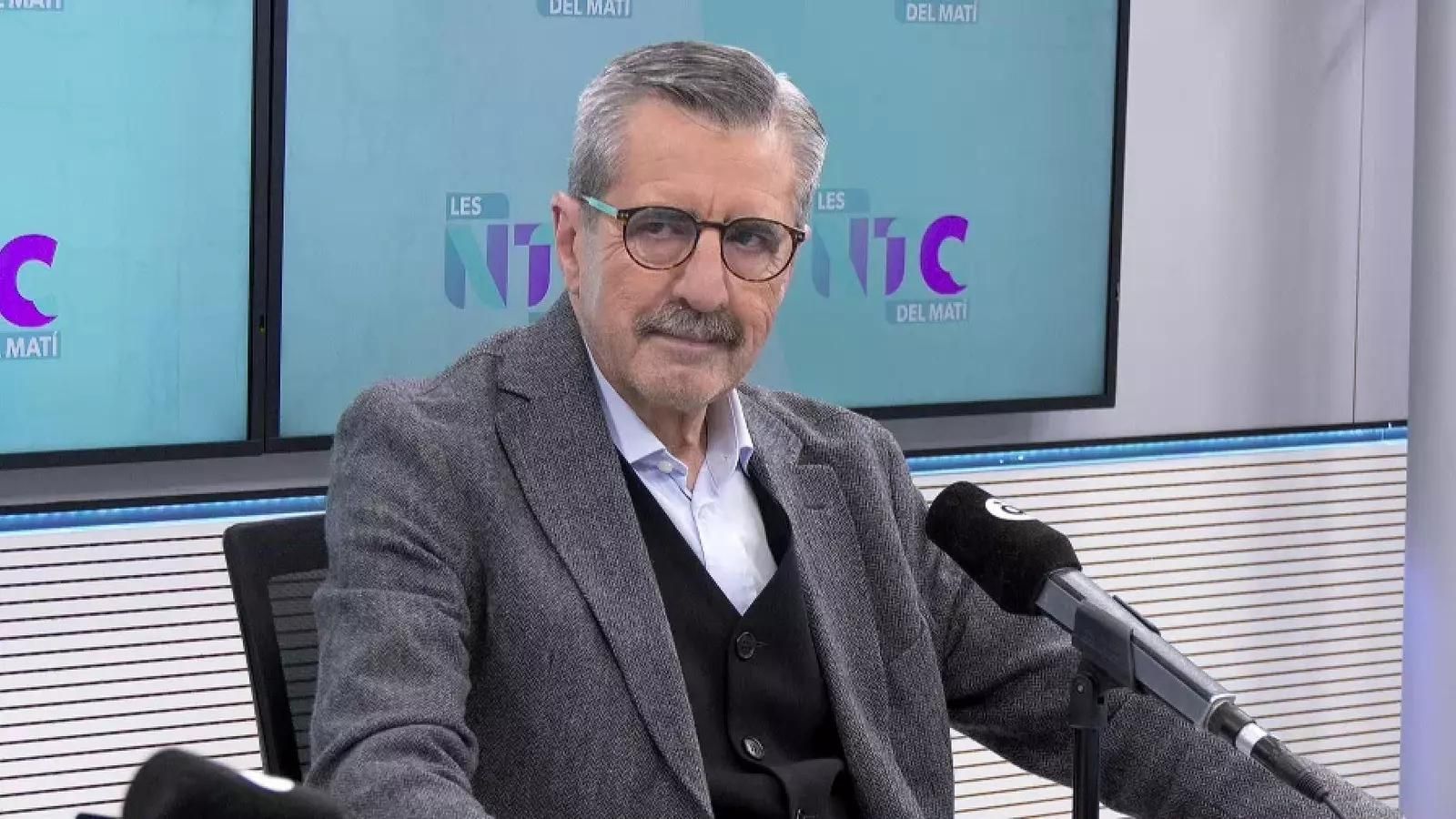 Imatge d'arxiu de Josep Maria Àngel en una entrevista en 'Les Notícies del Matí'