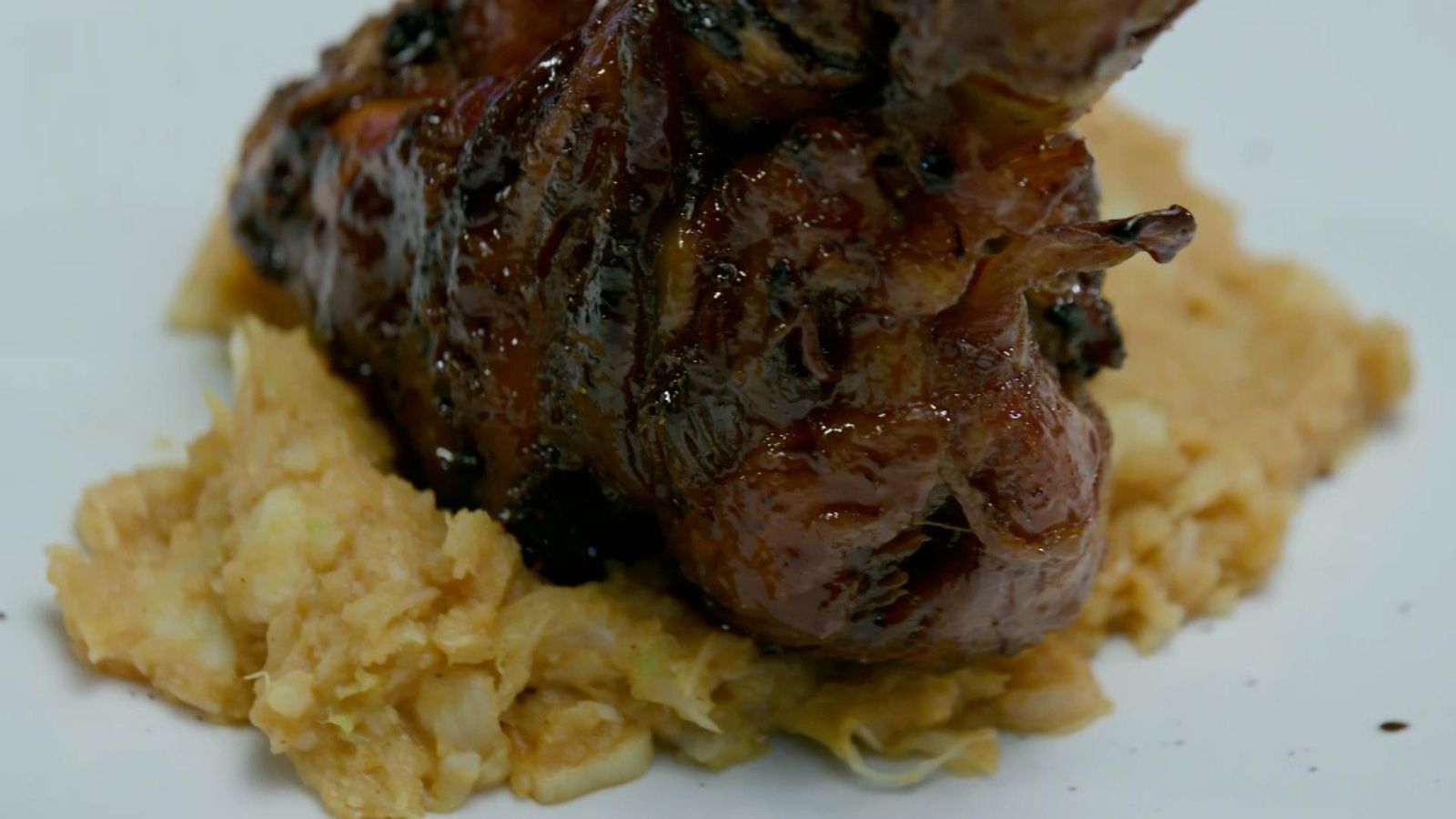 Garró rostit amb mel