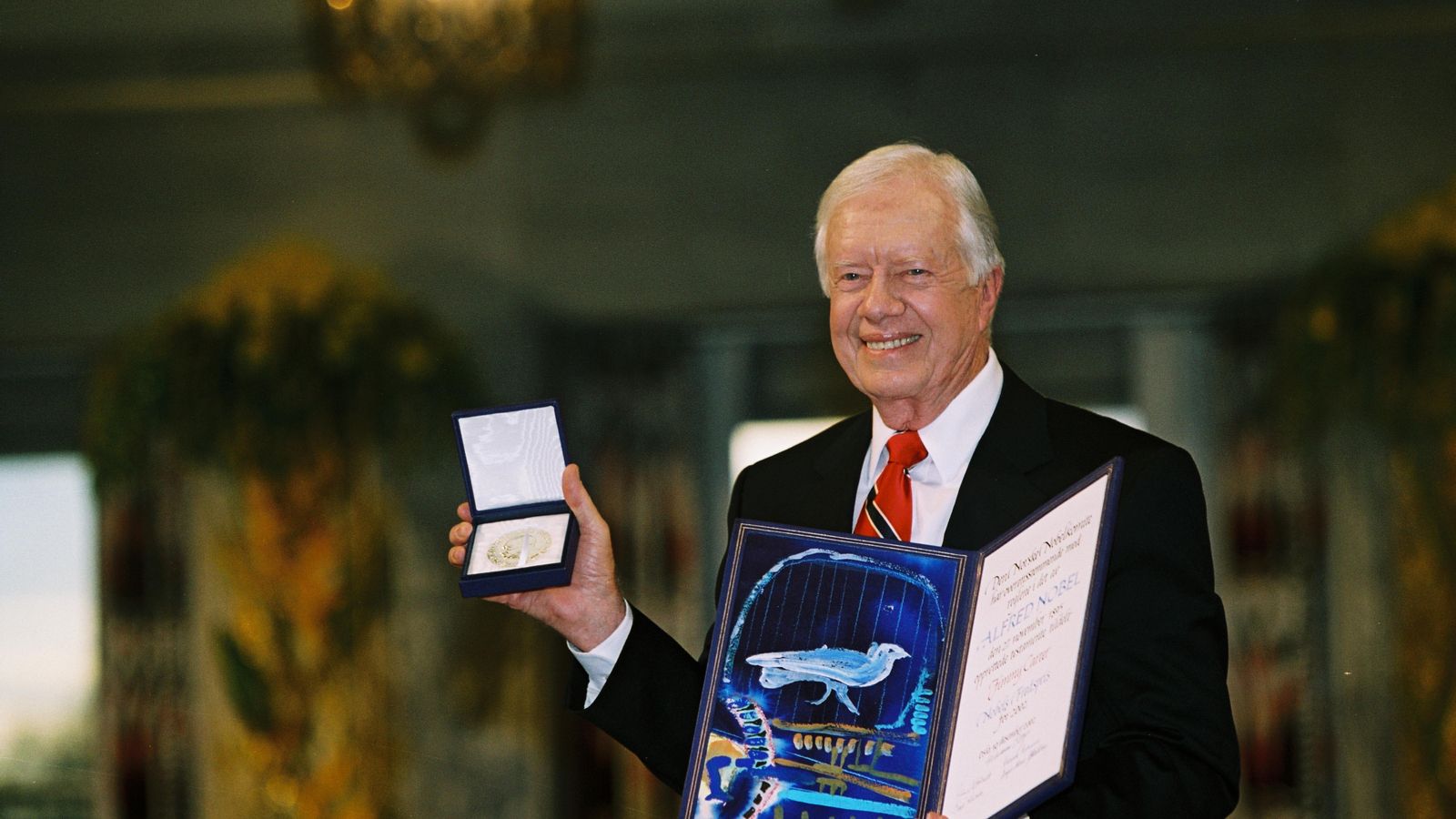 L'expresident, quan va rebre el Premi Nobel