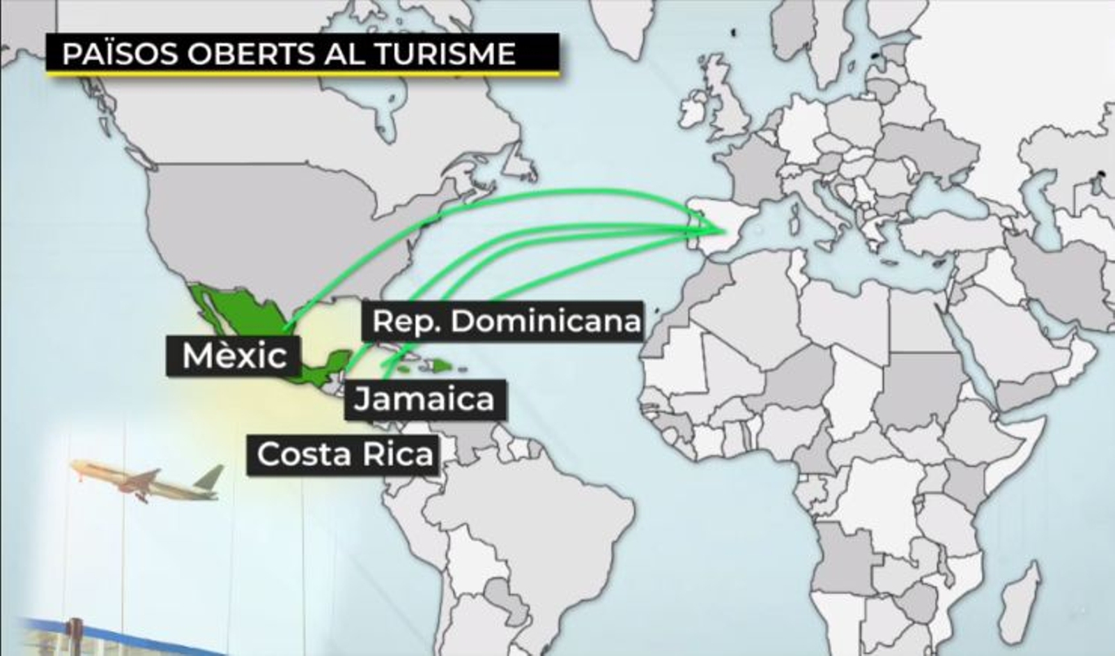 Alguns del països oberts al turisme