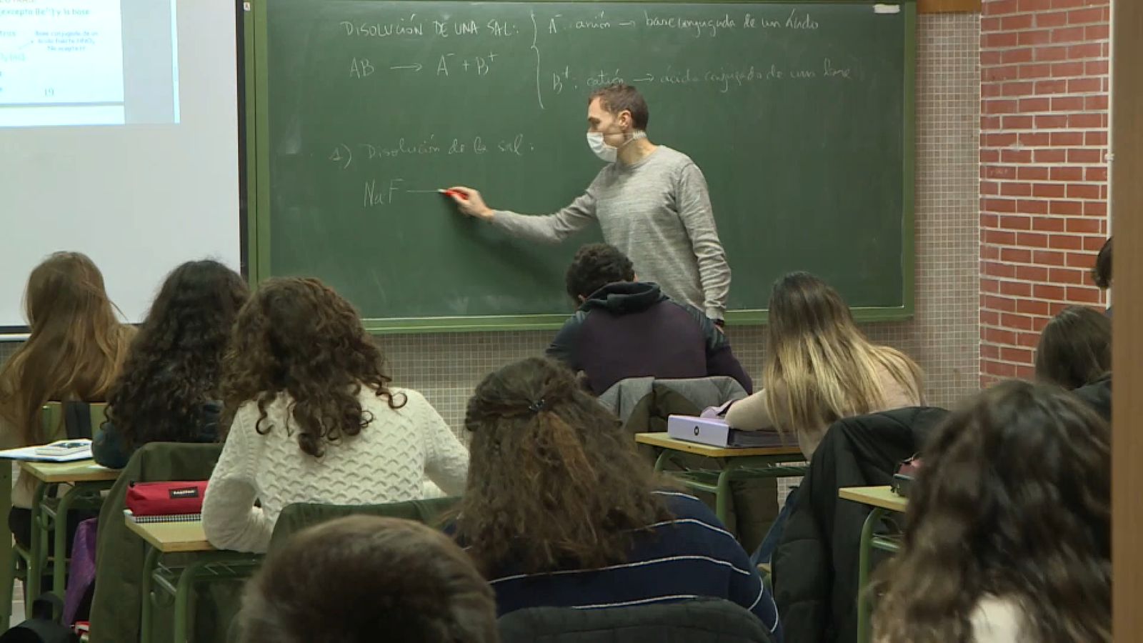 Imatge d'arxiu d'una classe d'institut