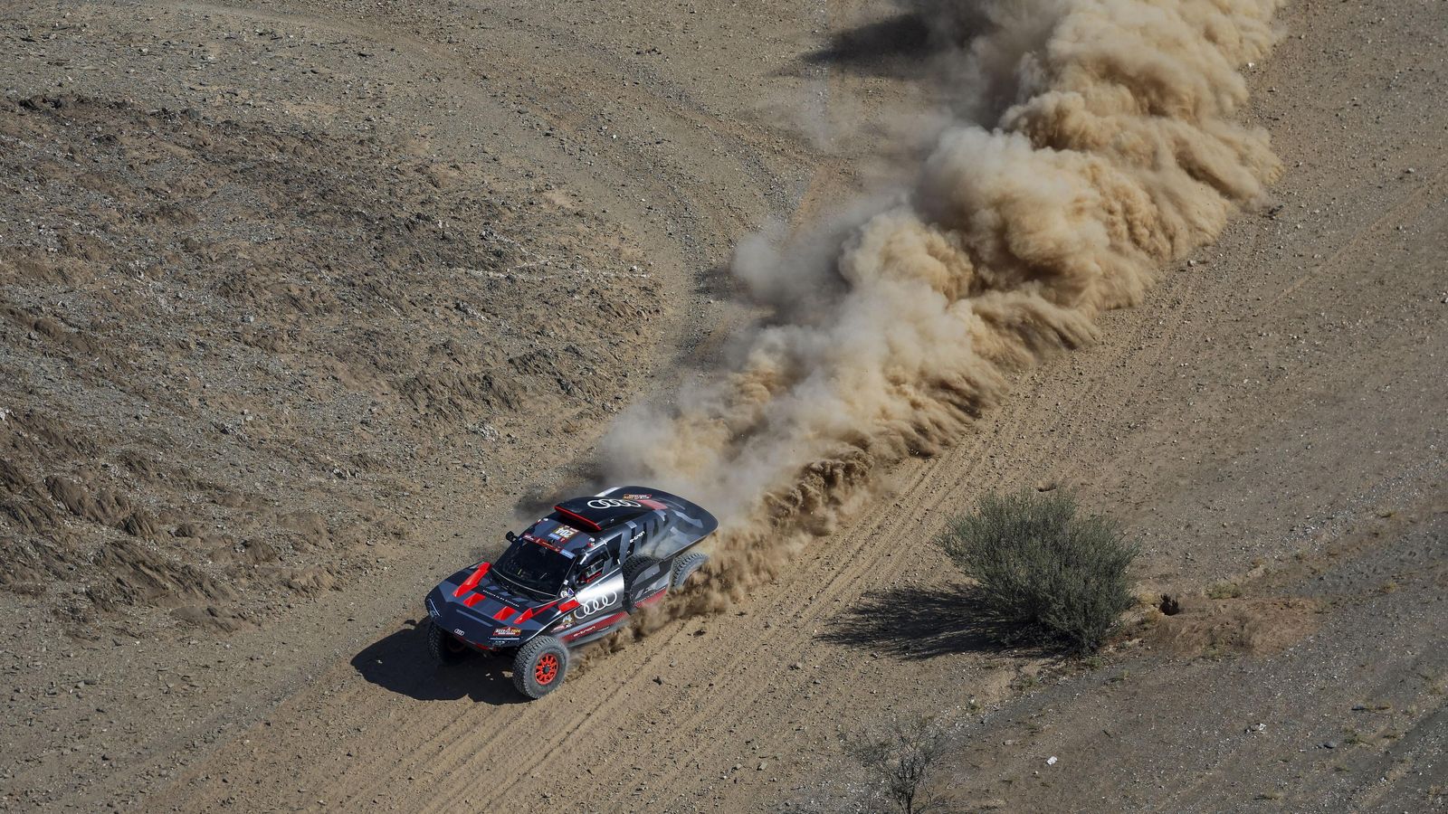 El cotxe de Carlos Sainz en el Dakar