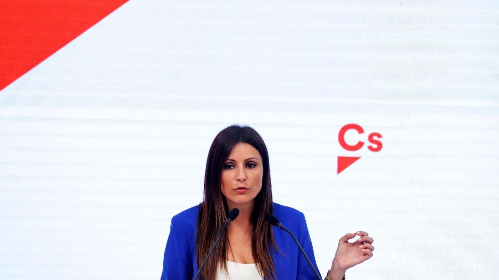 La portaveu nacional de Ciutadans, Lorena Roldán, aquest dilluns La portaveu nacional de Ciutadans, Lorena Roldán, aquest dilluns