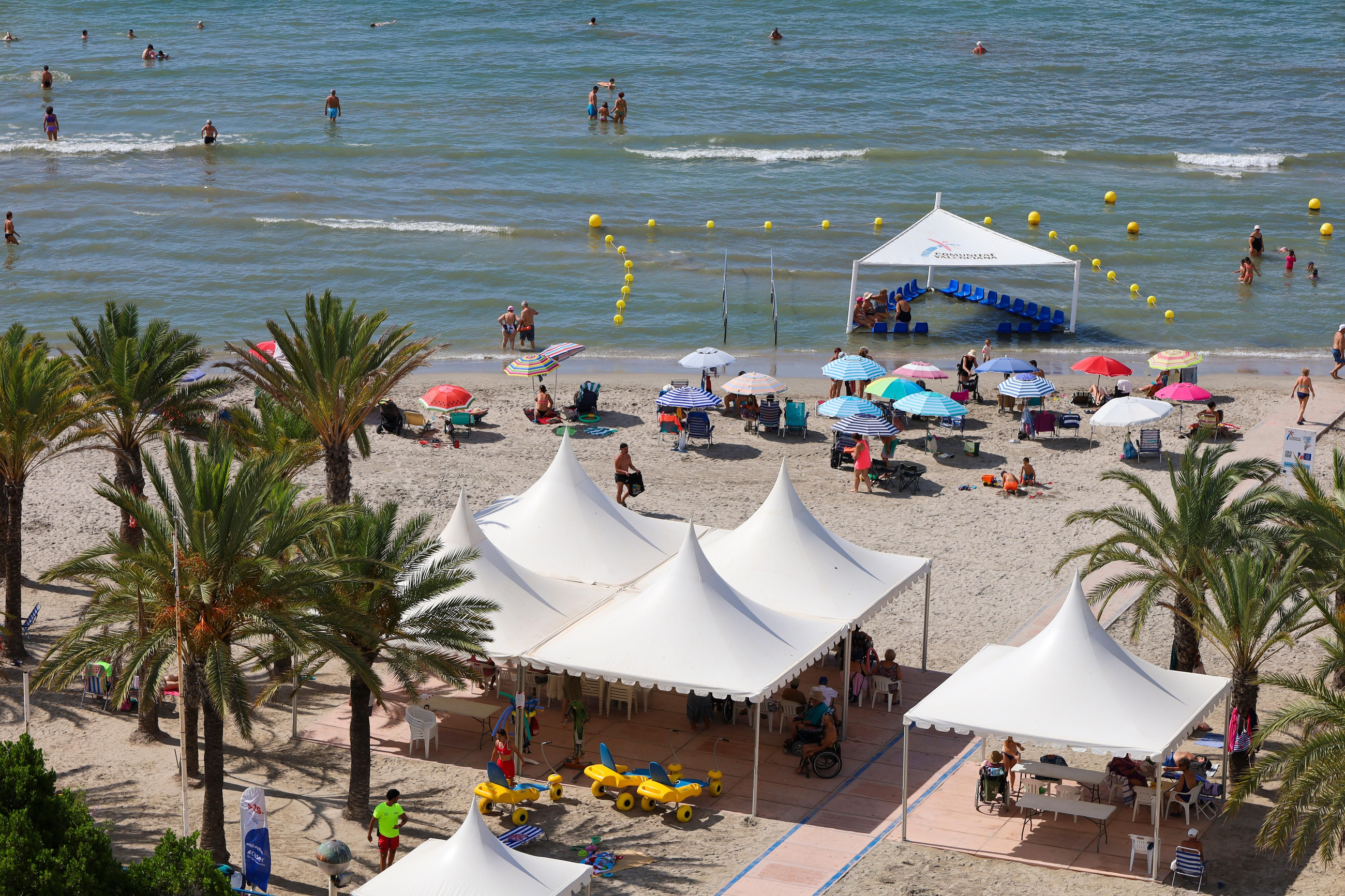 Imatge d'arxiu de la platja de Llevant de Santa Pola