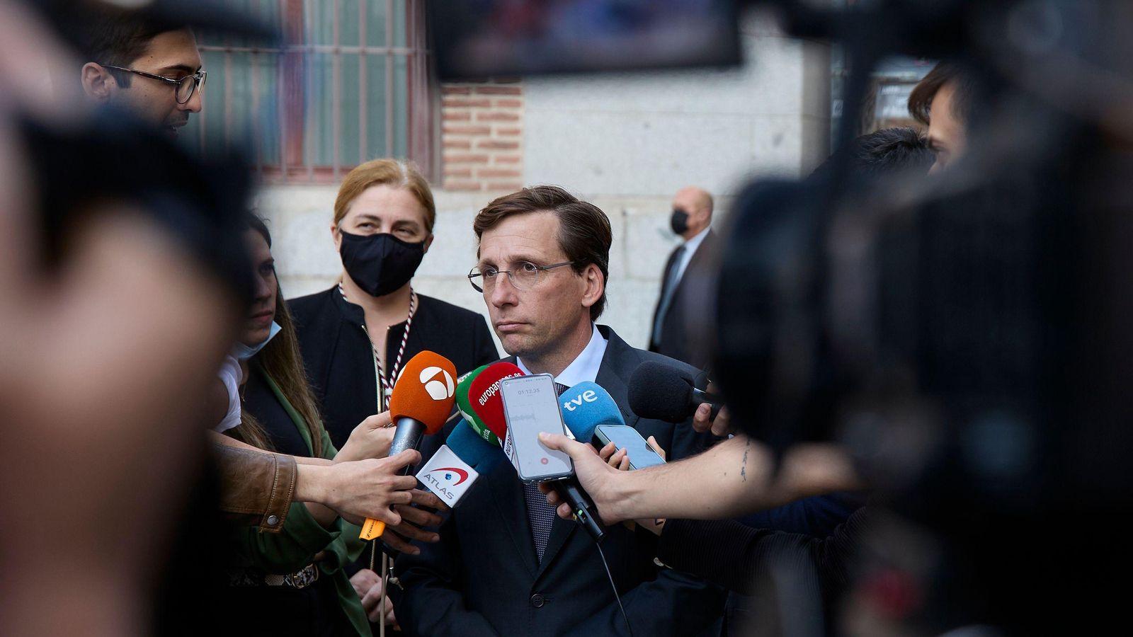 Jose Luis Martínez Almeida declara davant els mitjans aquest dijous