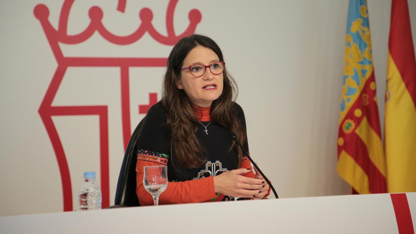 Roda de premsa de Mónica Oltra després del Ple del Consell. Gva