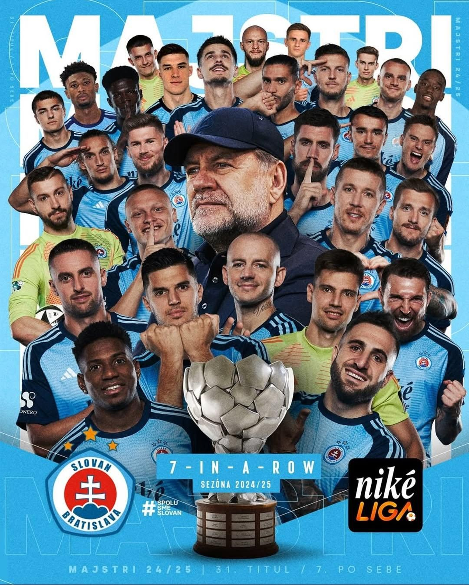 L'Slovan Bratislava, campió d'Eslovàquia