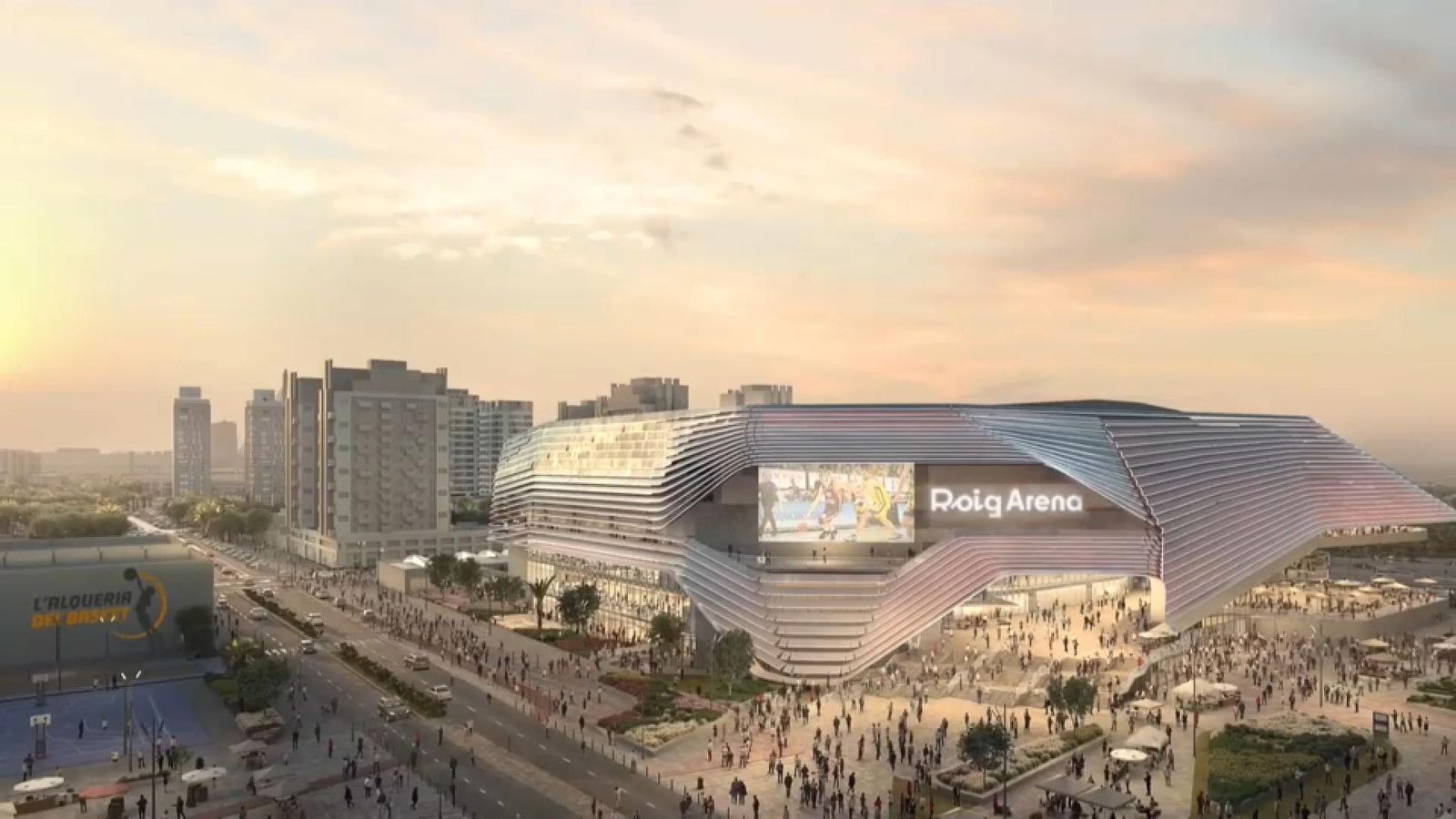 Imatge del futur Roig Arena Imatge del futur Roig Arena