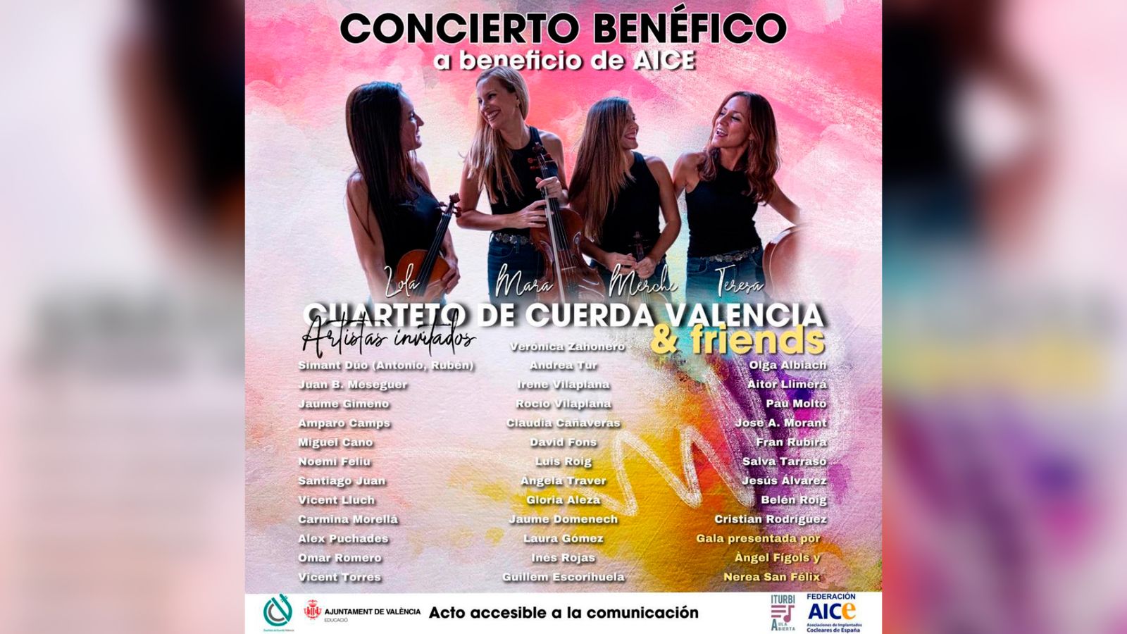 26.01.2023 | Més de 30 artistes, reunits en un concert benèfic per a les associacions d'implantats coclears