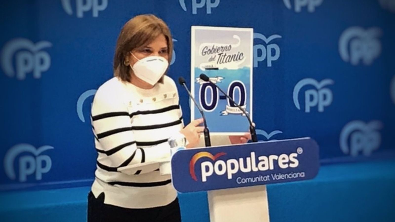La presidenta del Partit Popular de la Comunitat Valenciana, Isabel Bonig