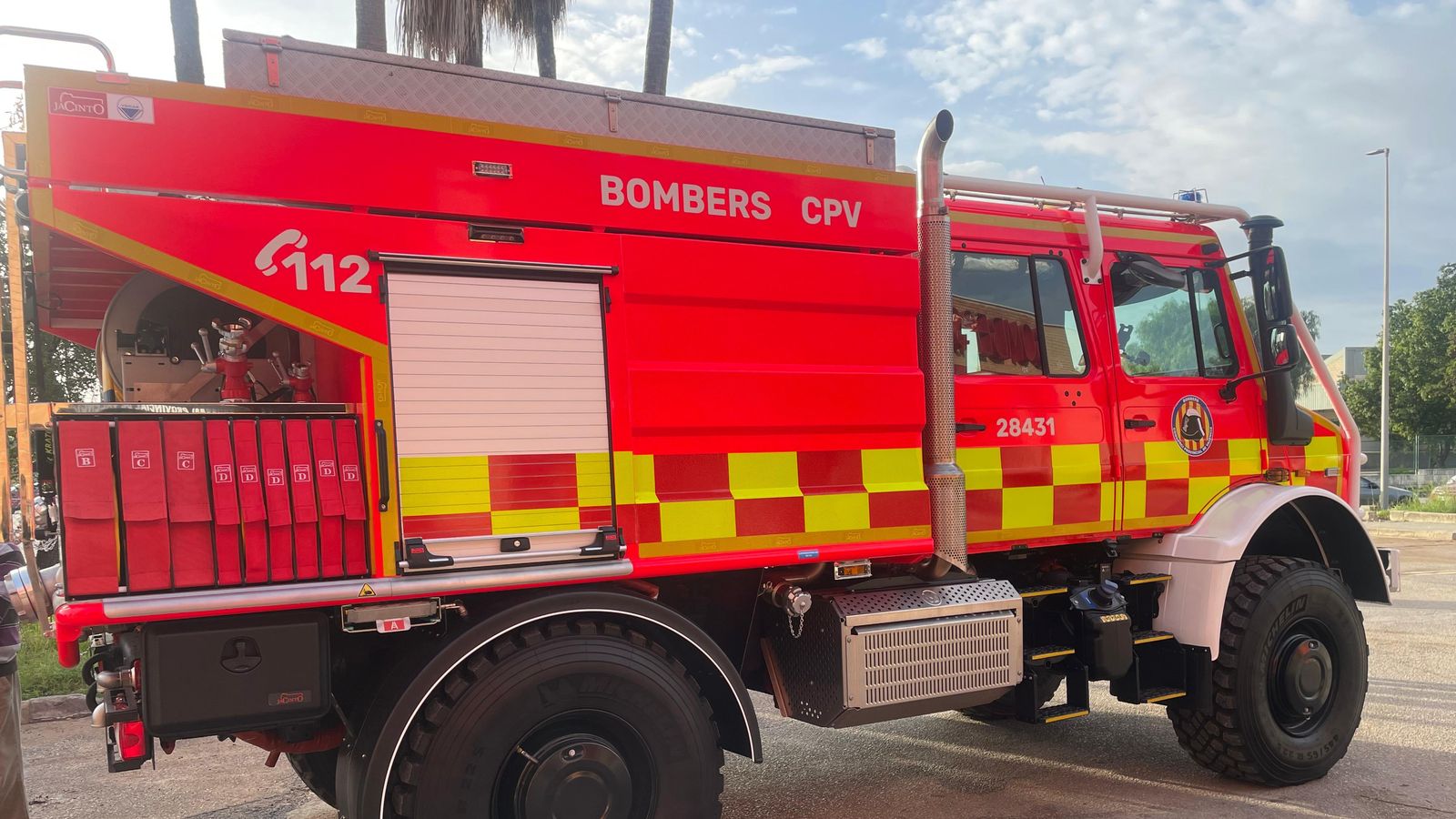 Imatge d'arxiu d'un vehicle del Consorci Provincial de Bombers de València