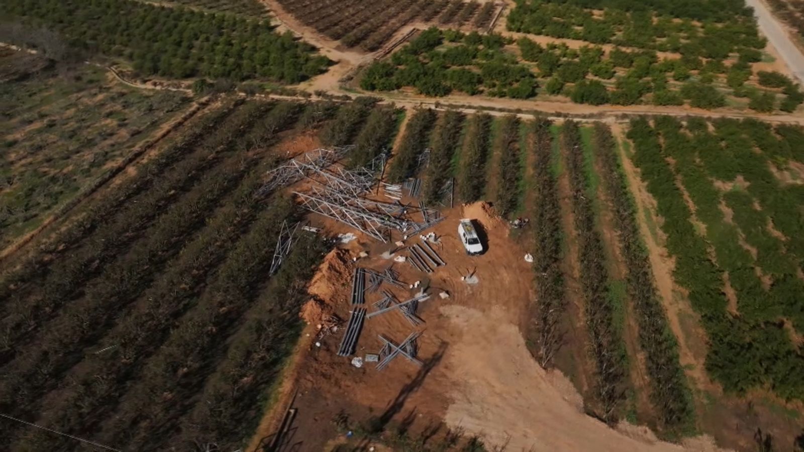Iberdrola i la xarxa afectada per la dana