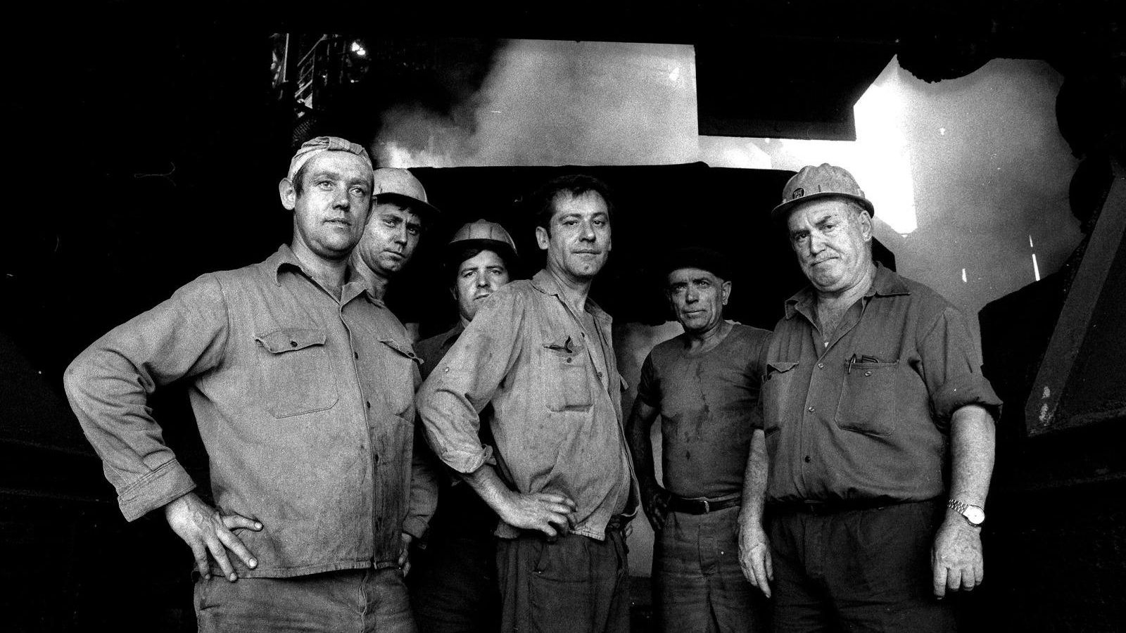 Treballadors dels Alts Forns de Sagunt