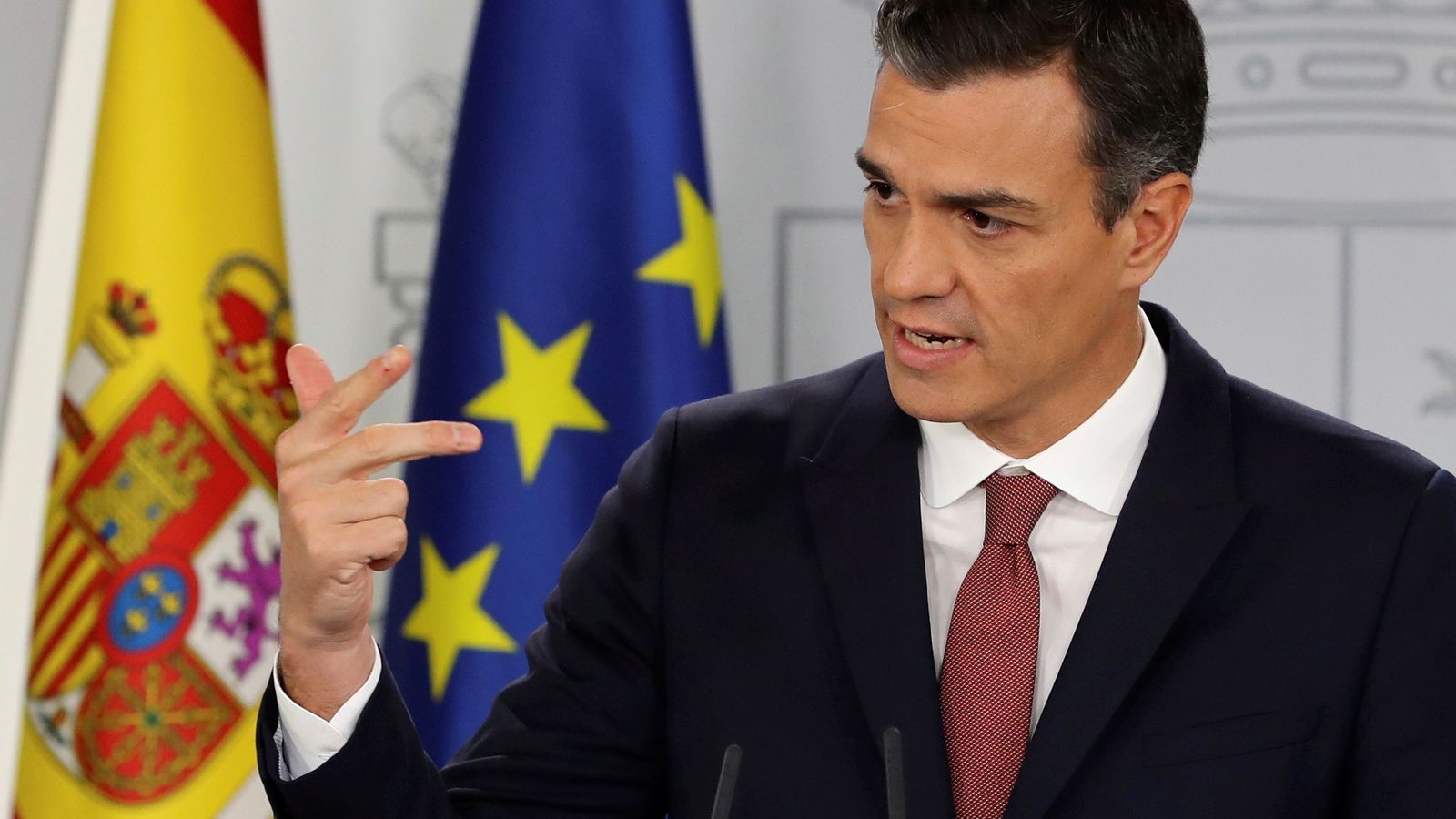 El president del govern espanyol, Pedro Sánchez, en una imatge d'arxiu