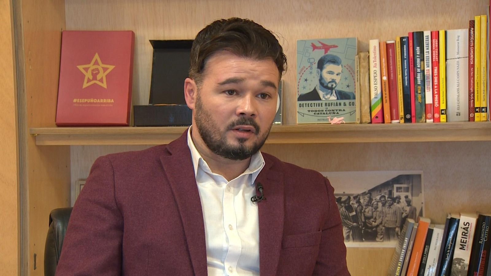 El portaveu d'ERC en el Congrés dels Diputats, Gabriel Rufián