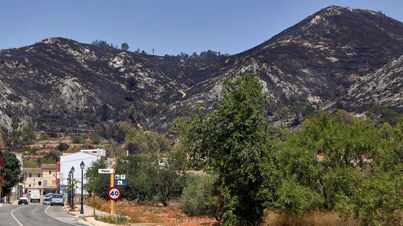 L’incendi forestal va afectar set municipis de la comarca de la Vall d’Albaida i de la Safor