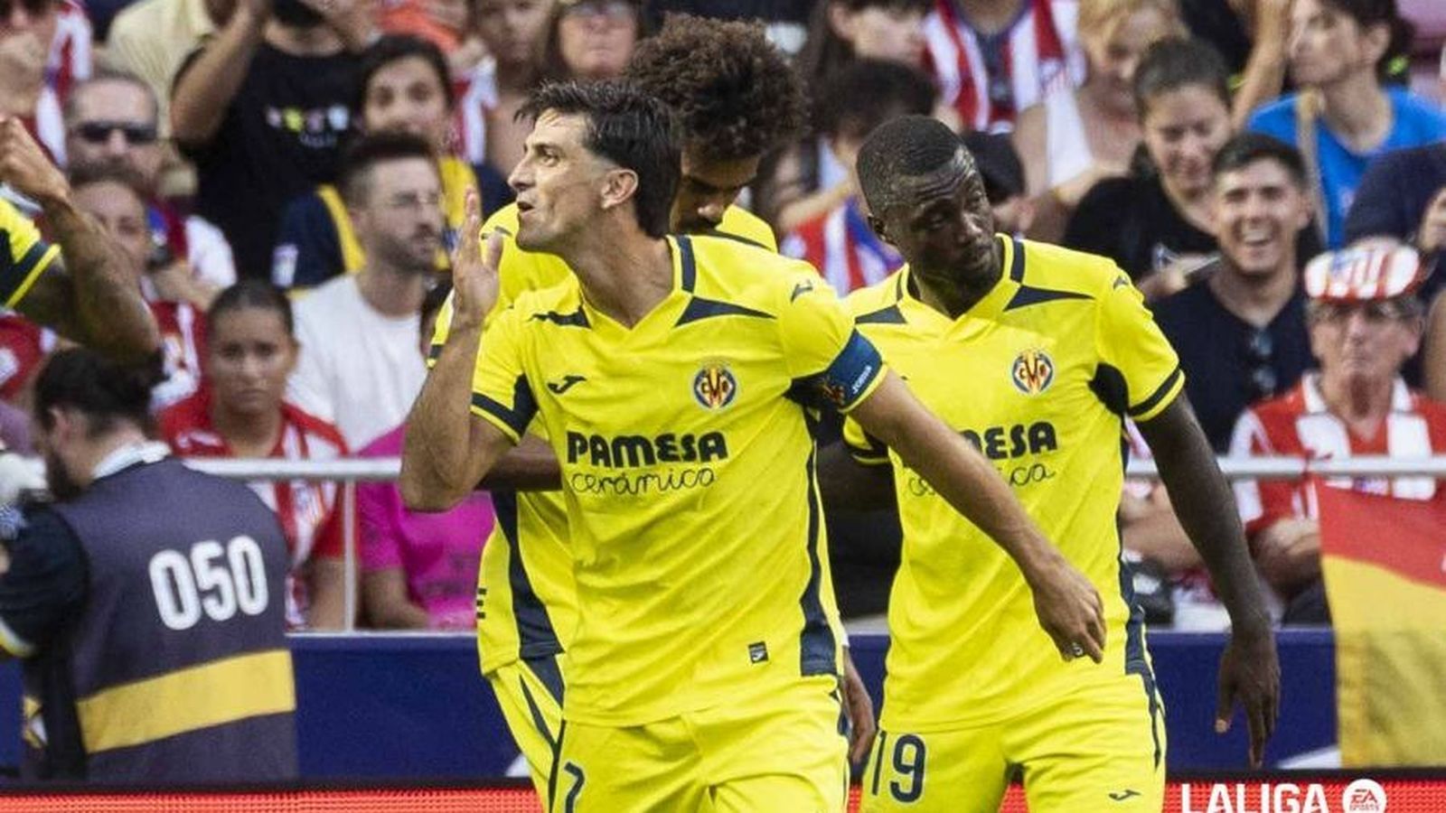 Gerard Moreno celebra un gol