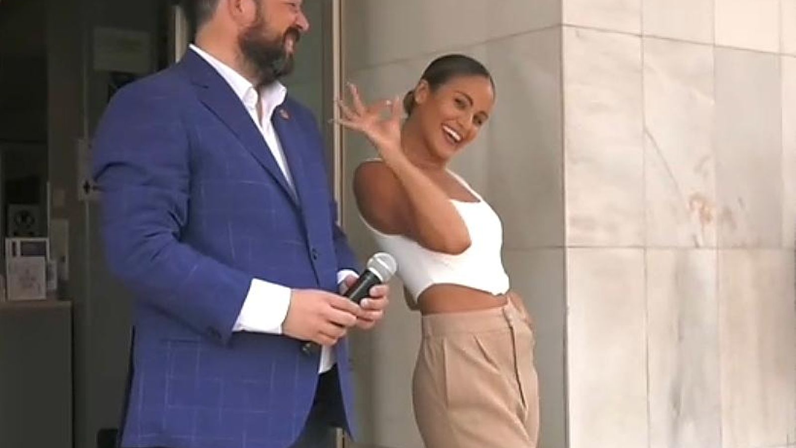 La ballarina Raquel Caurín a l'ajuntament de Vilamarxant