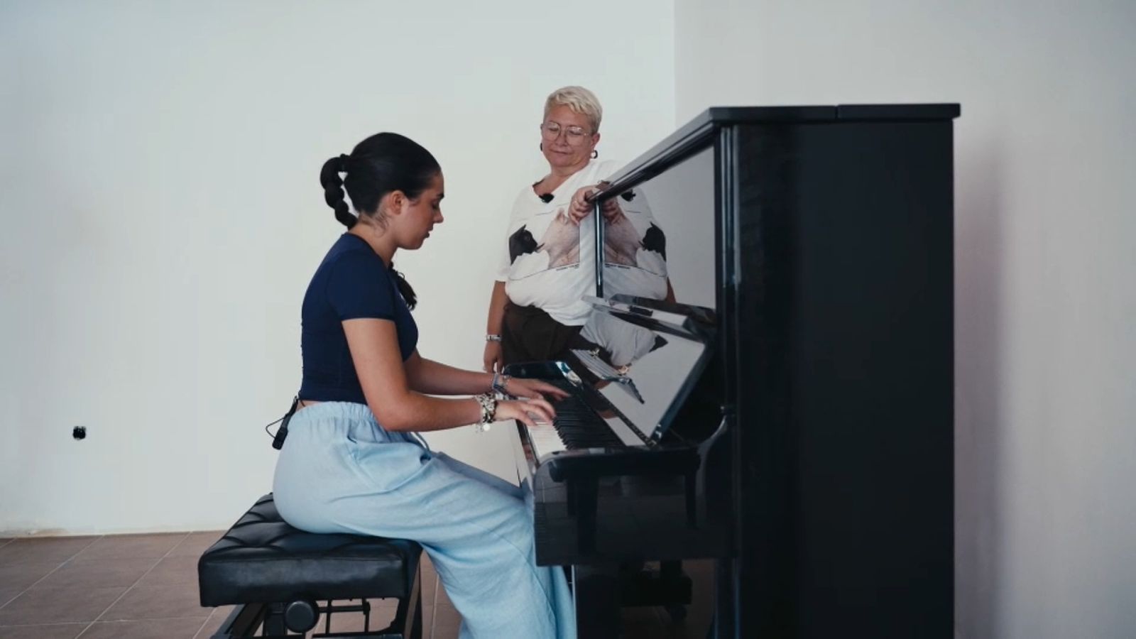 Un piano nou per a Irene, gràcies a la solidaritat