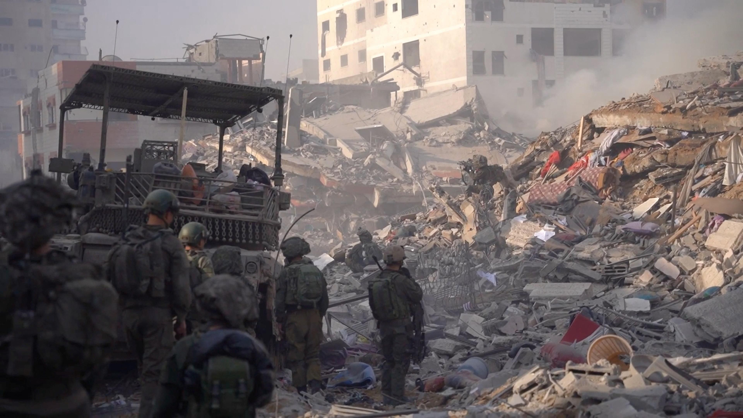 Soldats israelians en una operació a Gaza