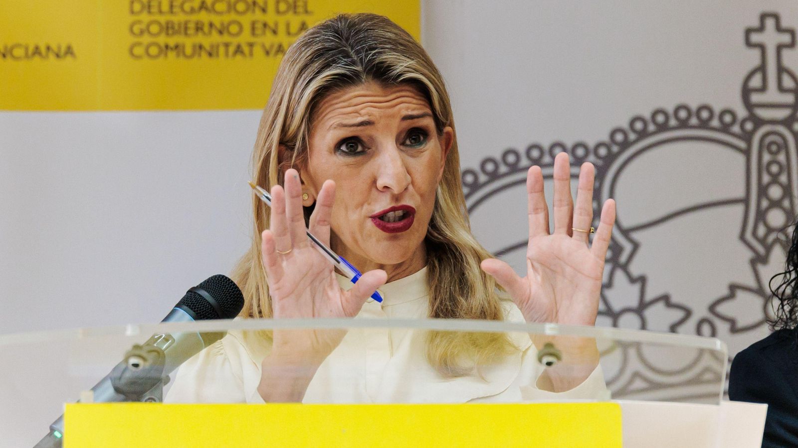 La ministra de Treball, Yolanda Díaz, en una imatge d'arxiu La ministra de Treball, Yolanda Díaz, en una imatge d'arxiu