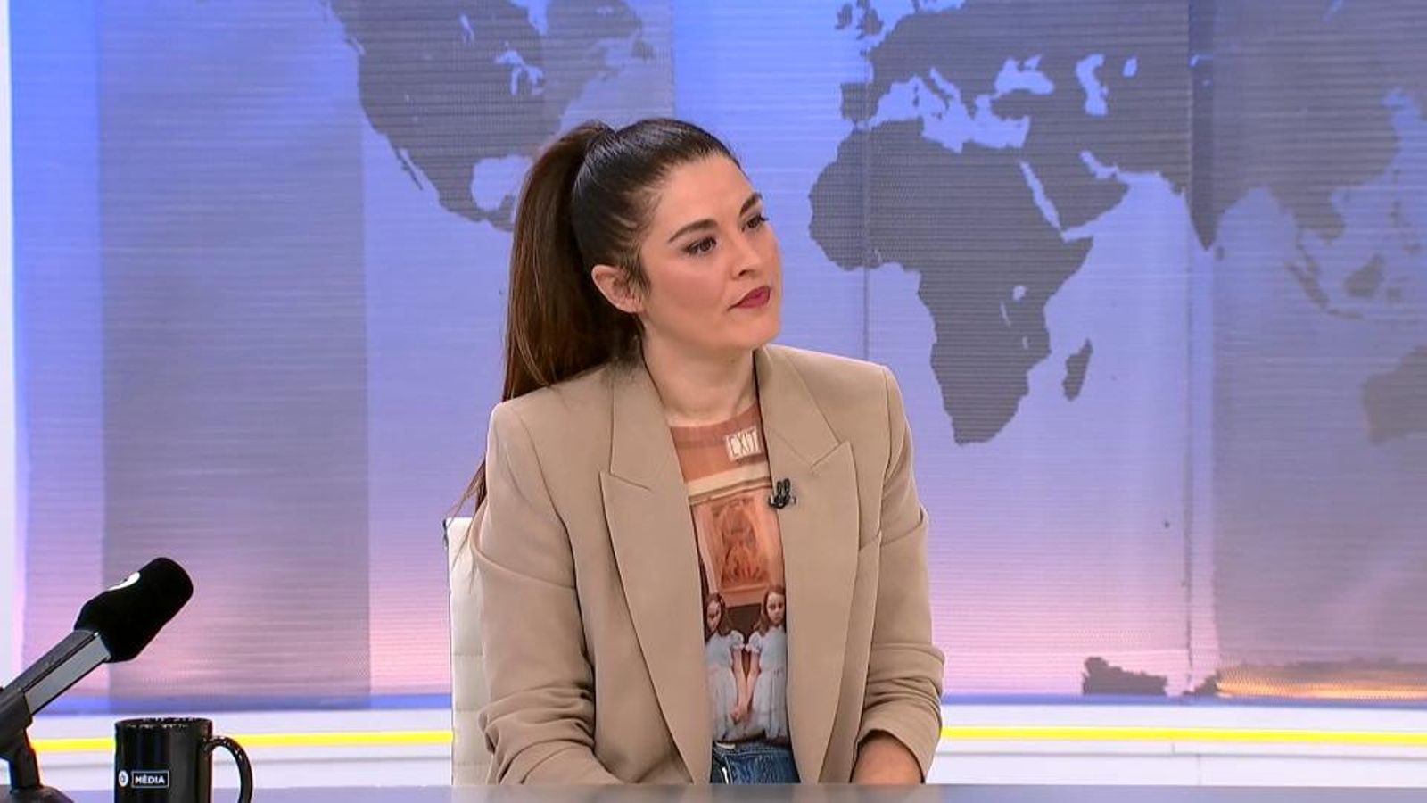 La consellera Mireia Mollà durant la seua intervenció en 'Les notícies del matí'
