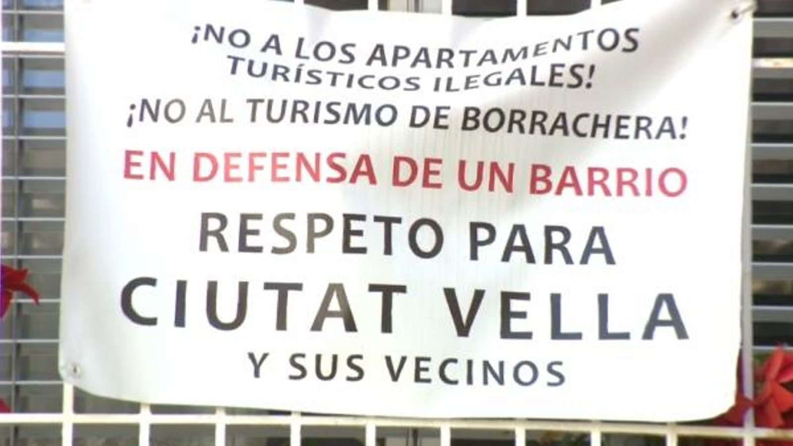 Protestes al barri del Carme de València
