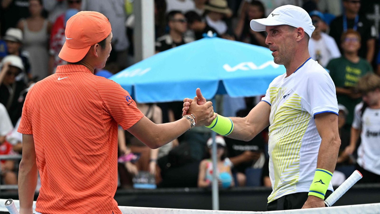 El tenista Roberto Bautista perd contra Juncheng Shang