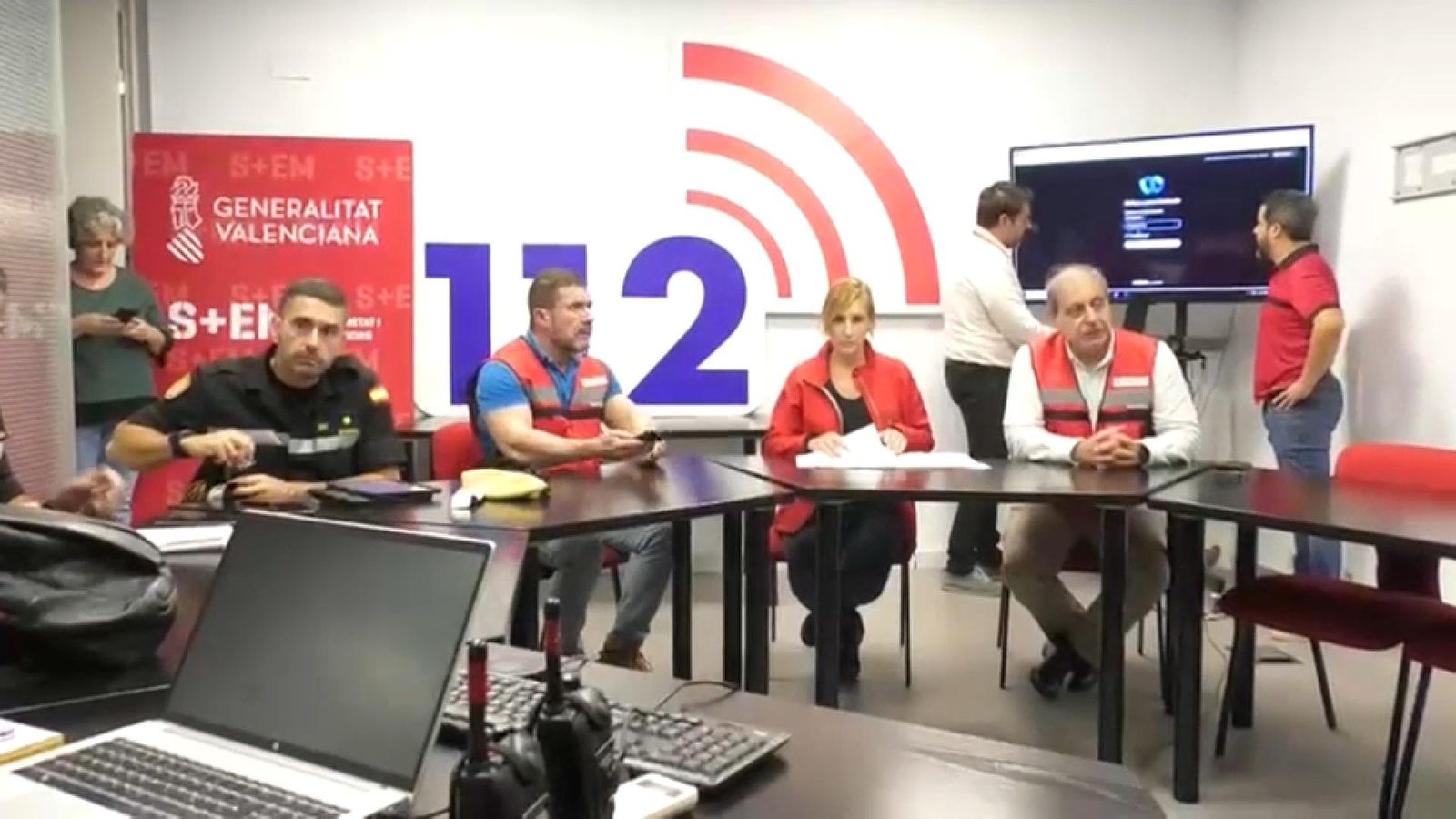 Imatge d'arxiu de la reunió del cecopi del dia de la dana