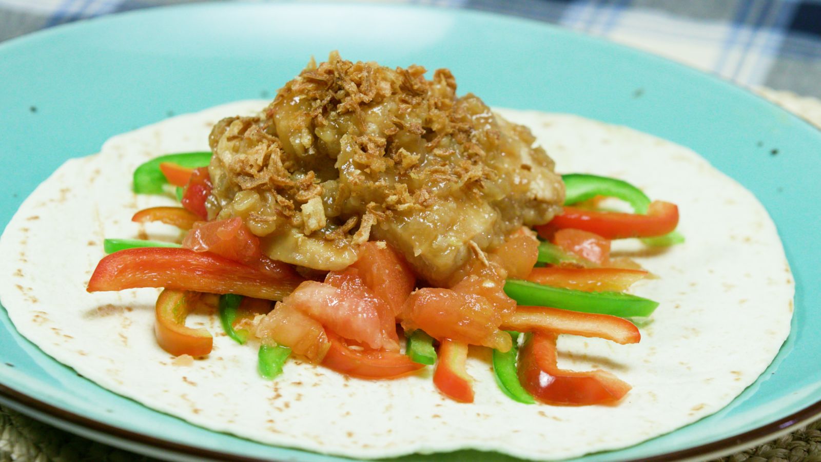 Piadina de pollastre a la llima