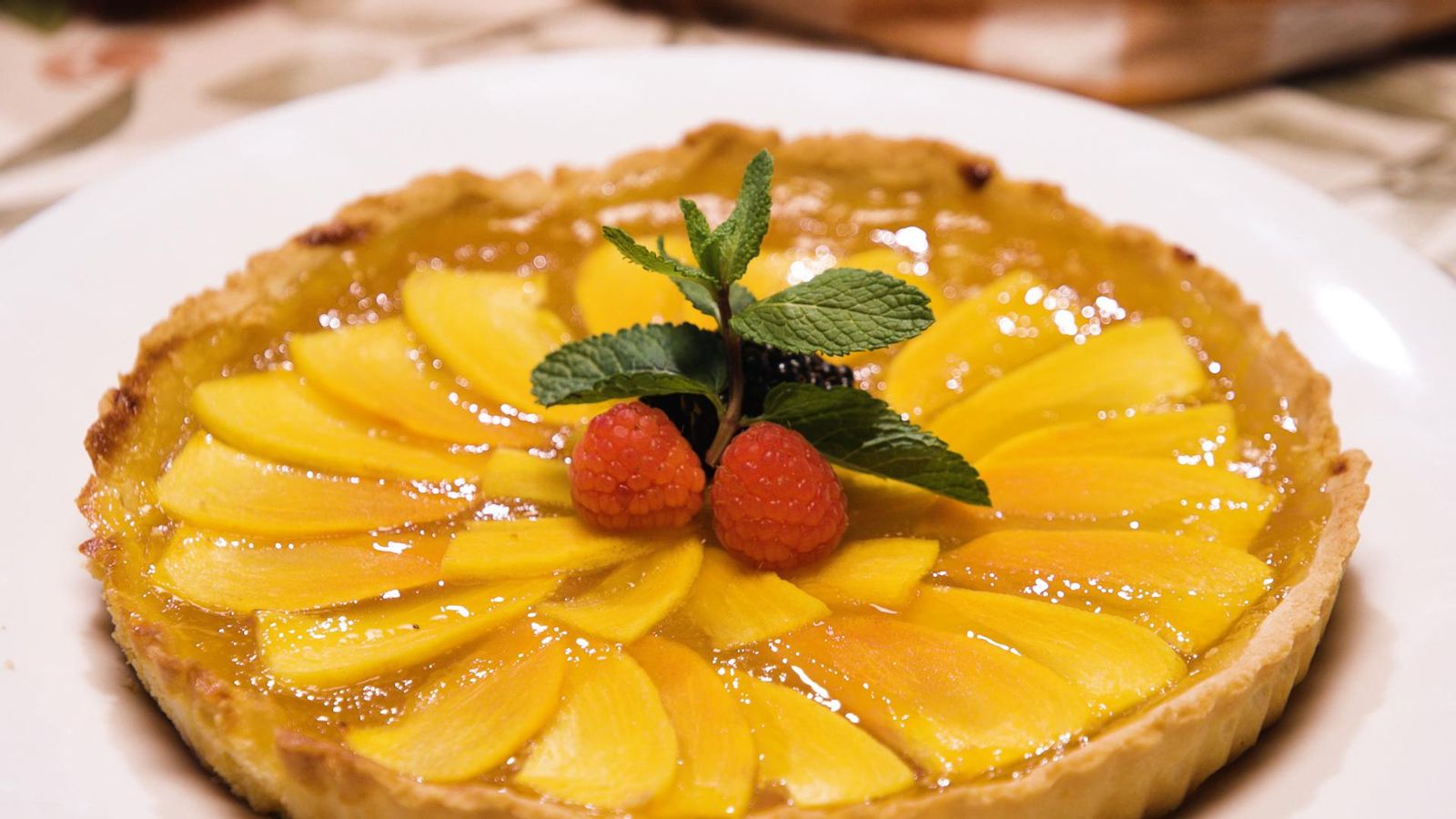 Tortada de caqui