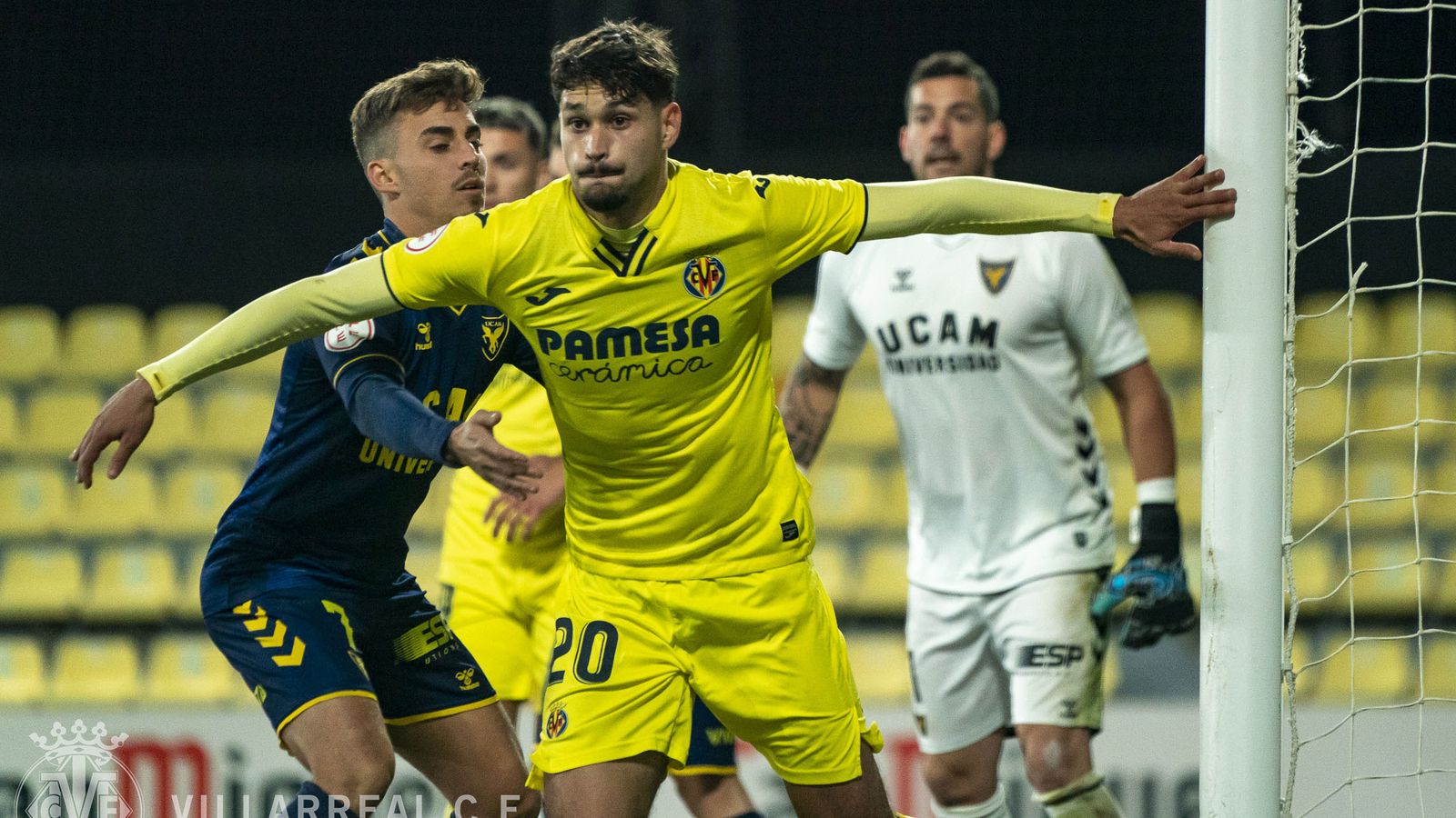 Pacheco, en una acció del partit