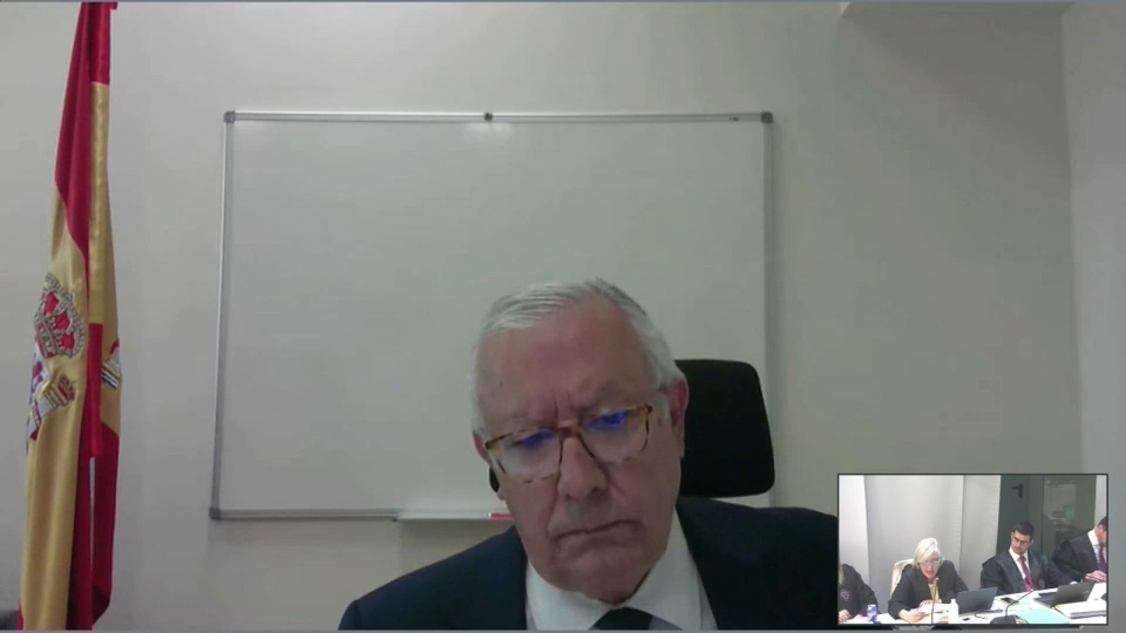 L'exsecretari general del PP Javier Arenas durant el juí