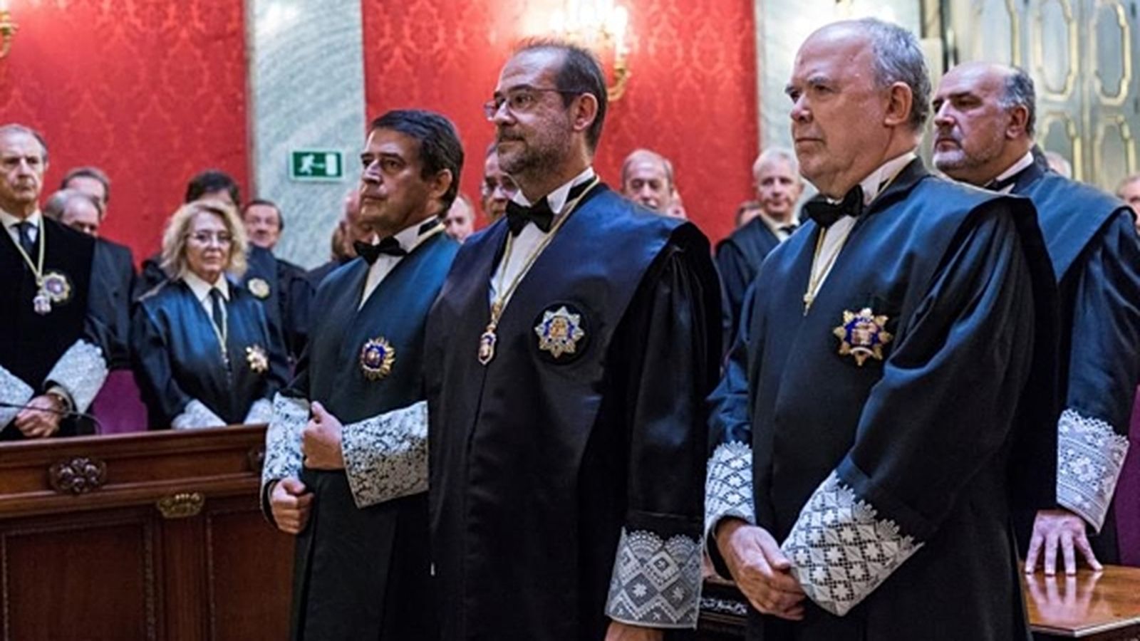 Presa de possessió dels nous magistrats del Tribunal Suprem, als quals no afecta la iniciativa