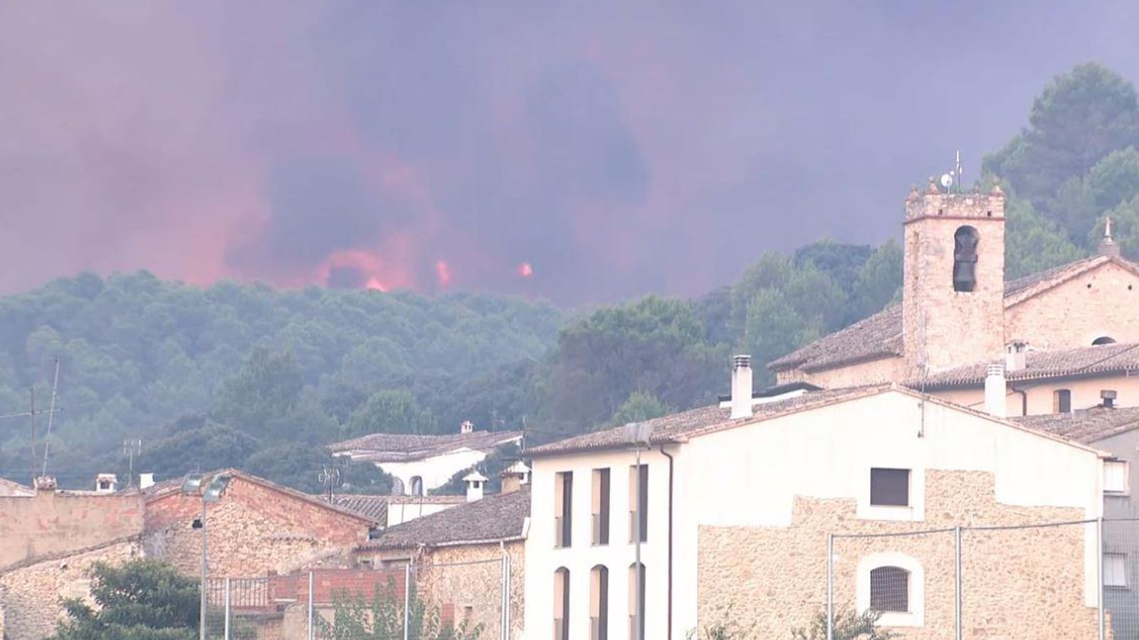 Alcalà de la Jovada, en una imatge del diumenge 14 d'agost