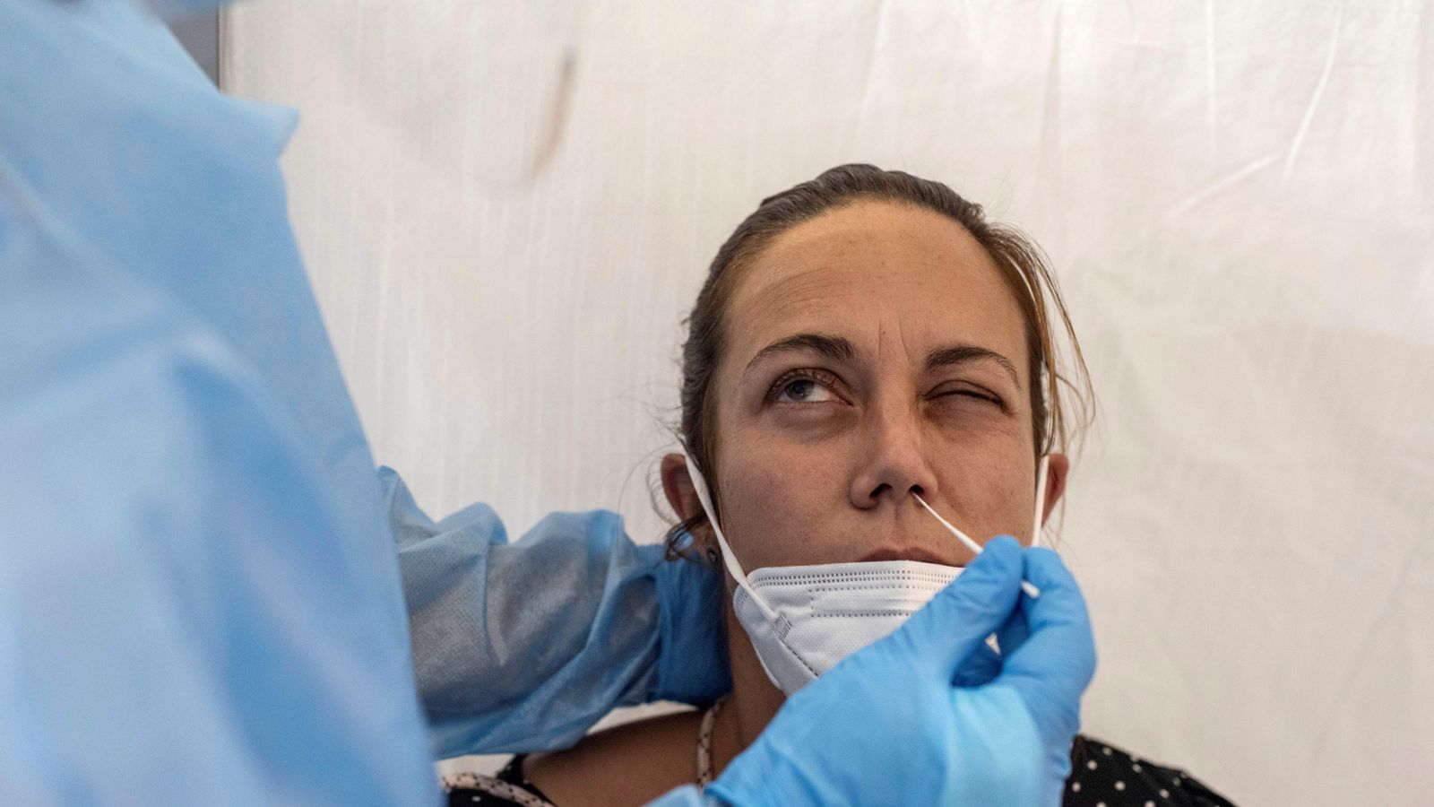 Imatge d'arxiu d'una prova d'antígens