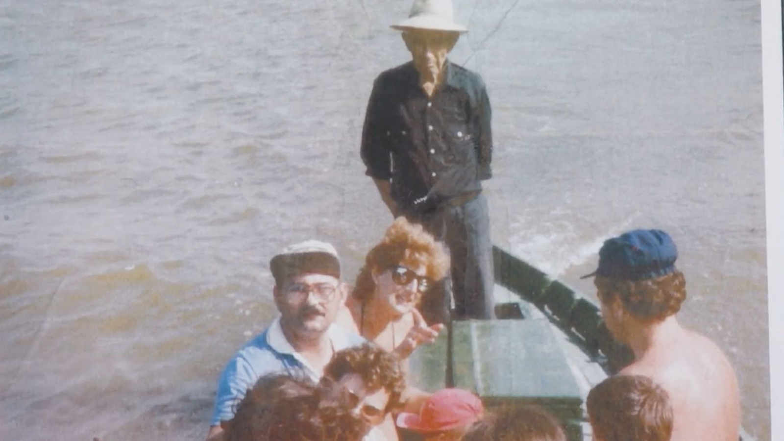 Un dels passejos en barca amb el tio Nelo