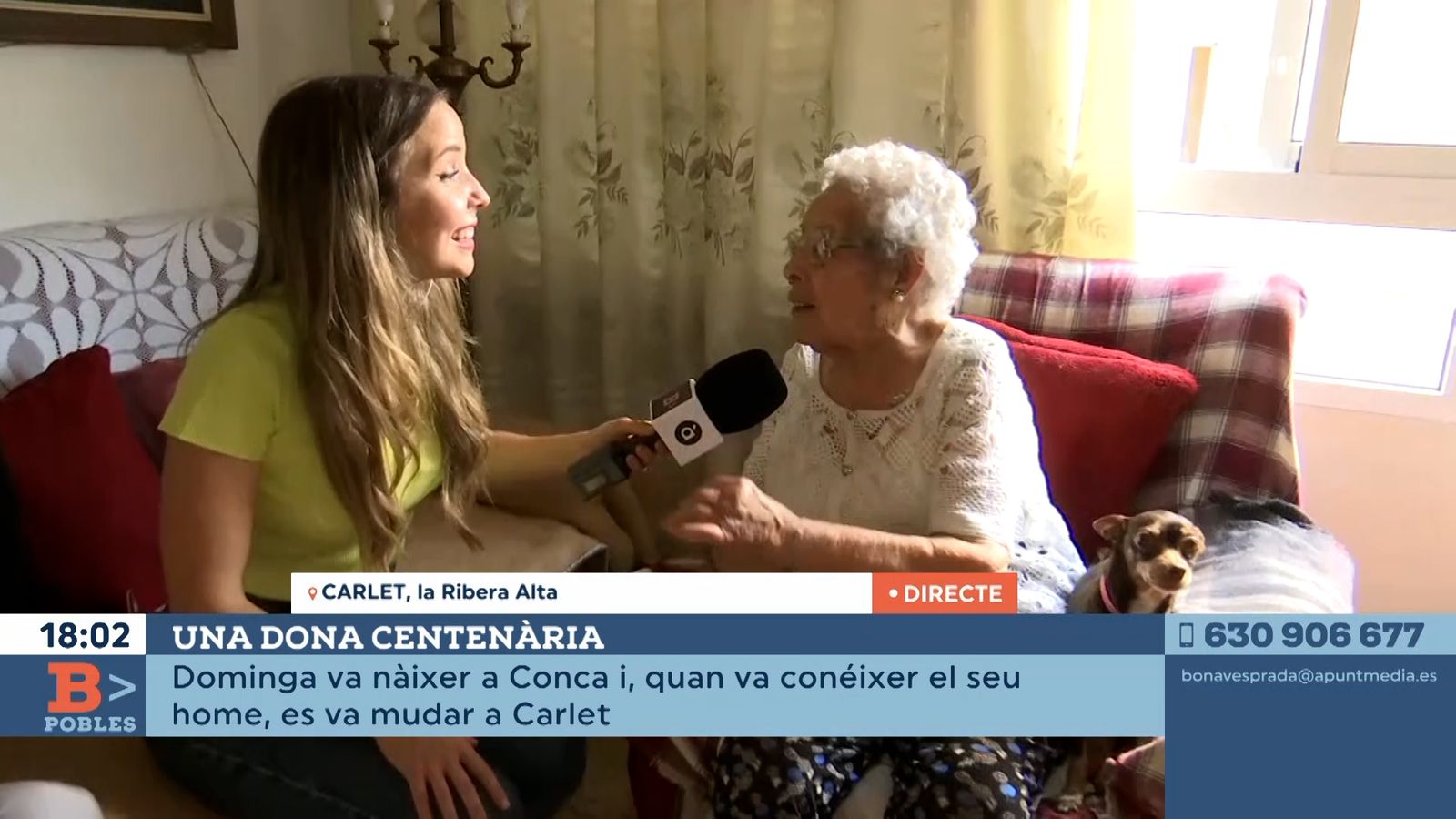 16.05.2022 | Una dona centenària a Carlet