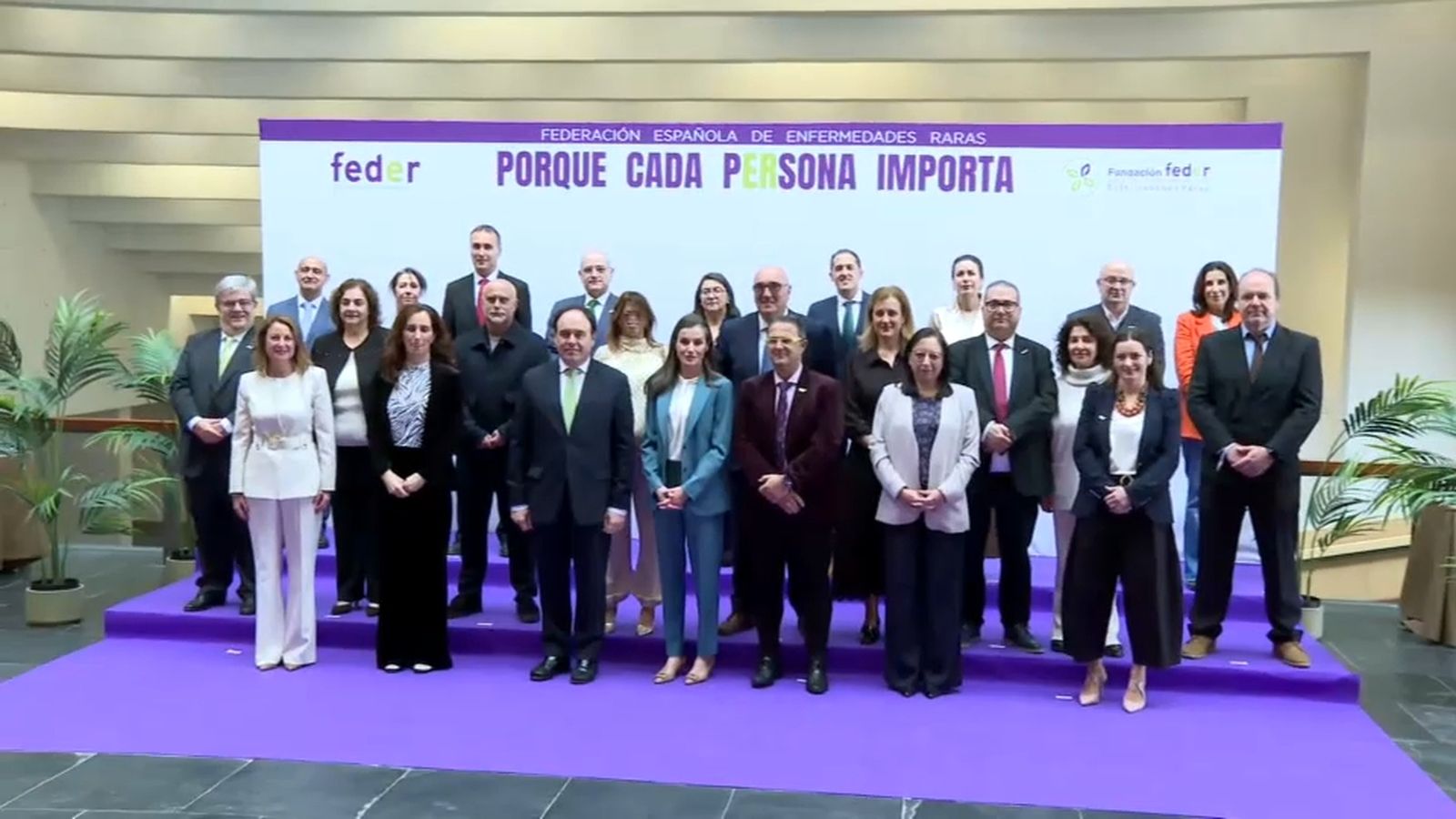 La reina Letícia presidix l'acte oficial del Dia Mundial de les Malalties Minoritàries a Castelló de la Plana