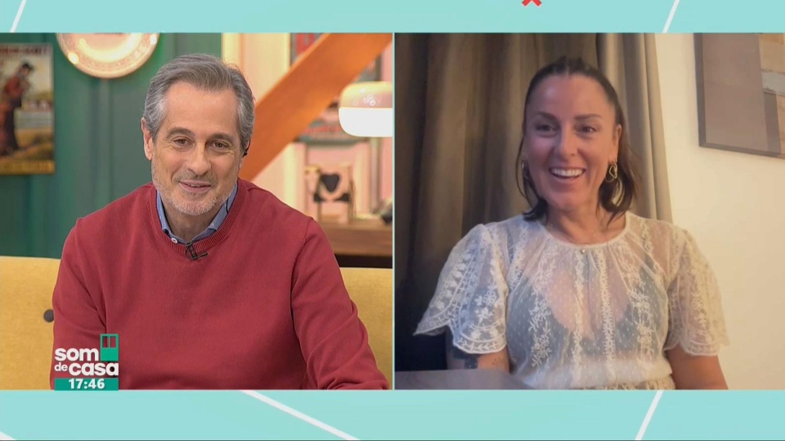 La Mari de Chambao durant l'entrevista de 'Som de casa'