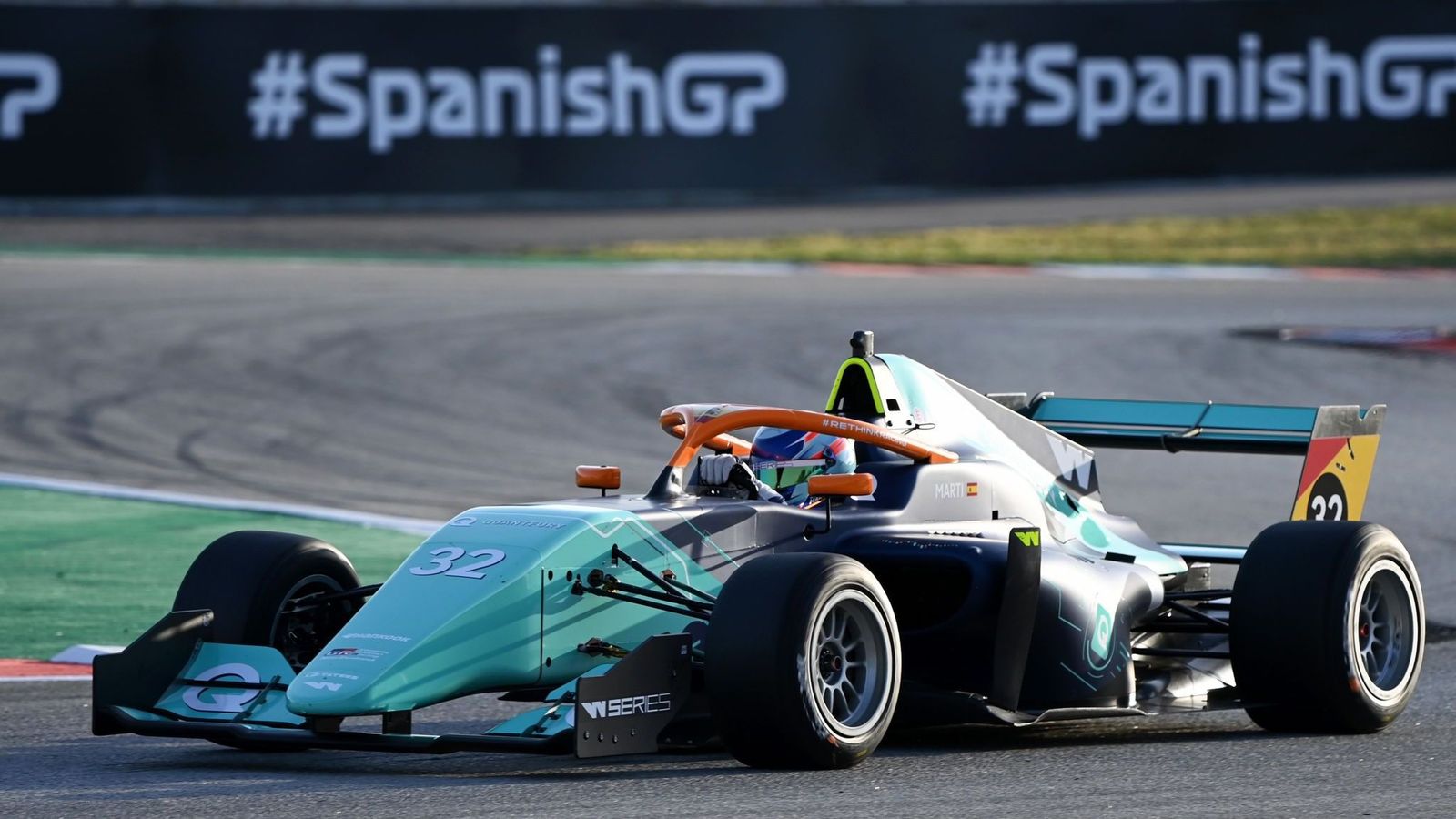 Nerea Martí, durant el Gran Premi d'Espanya