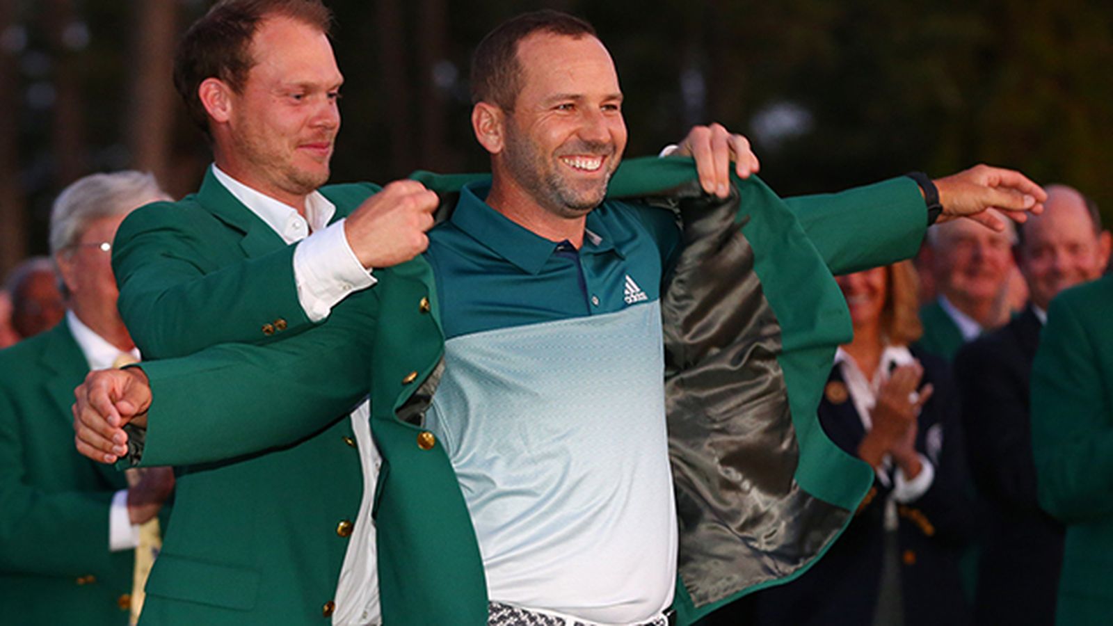 Imatge d'arxiu de Sergio García, quan va guanyar el Masters d'Augusta en 2017