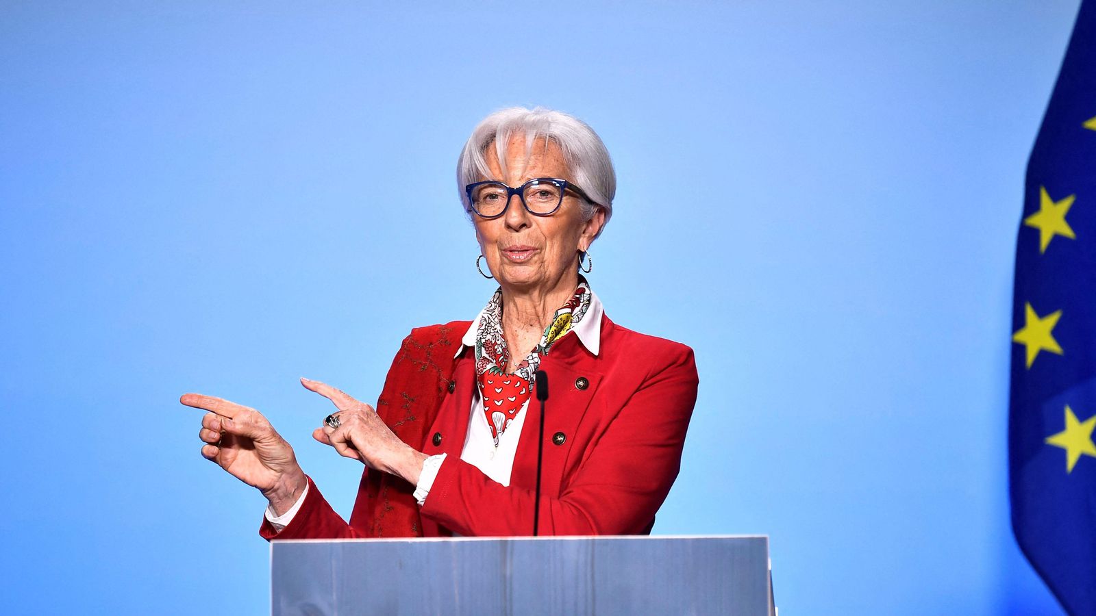 La presidenta del BCE Christine Lagarde, en una intervenció recent